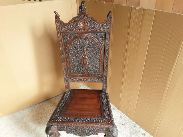 Anglo-Indian chair - Wood - India - 19th century
