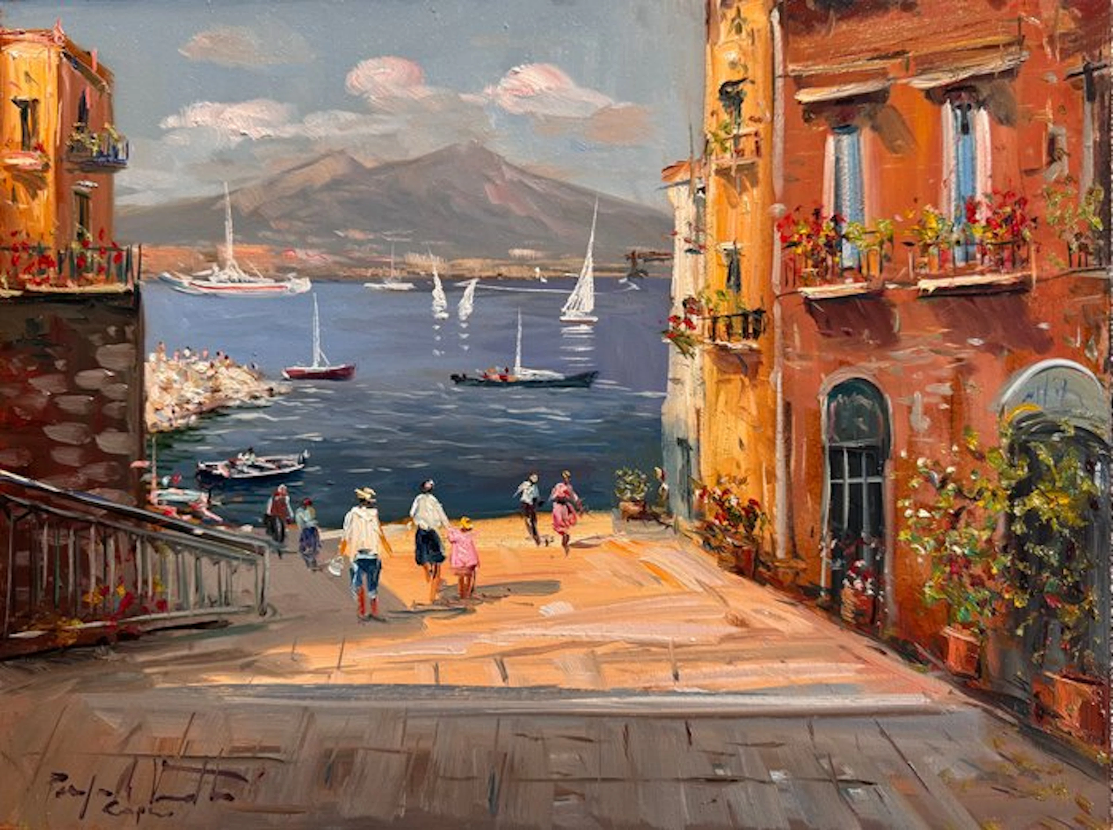 Pasquale Vuotto (1958) - Turisti a Capri