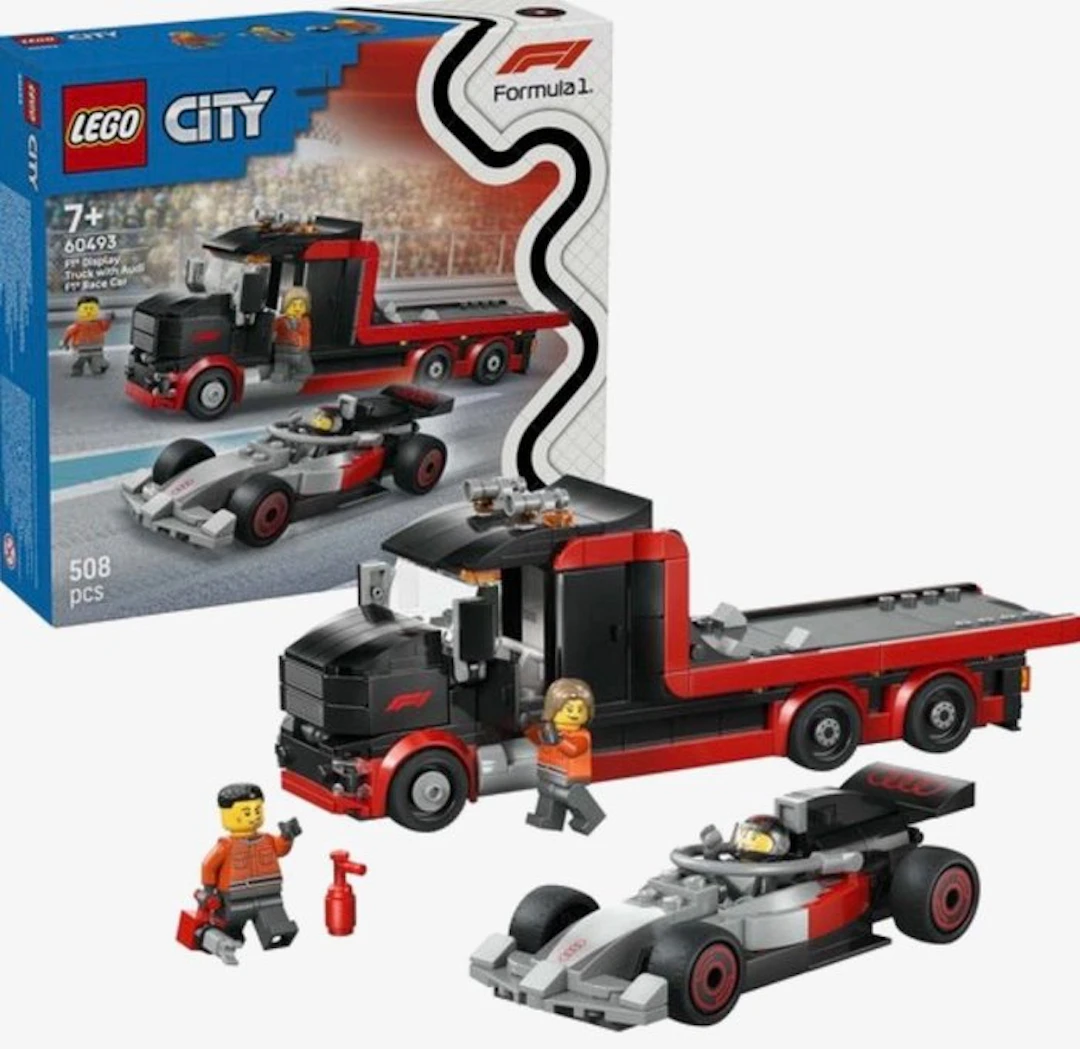LEGO Set - 60493 - City - F1 Display Truck met Audi F1 Racewagen