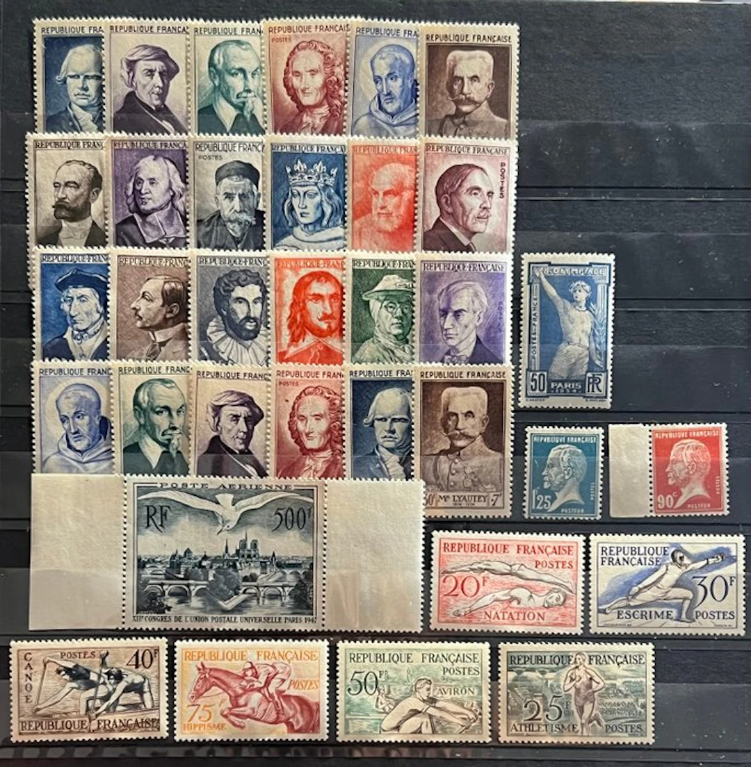 France 1923/1953 - France: a lot of modern characters