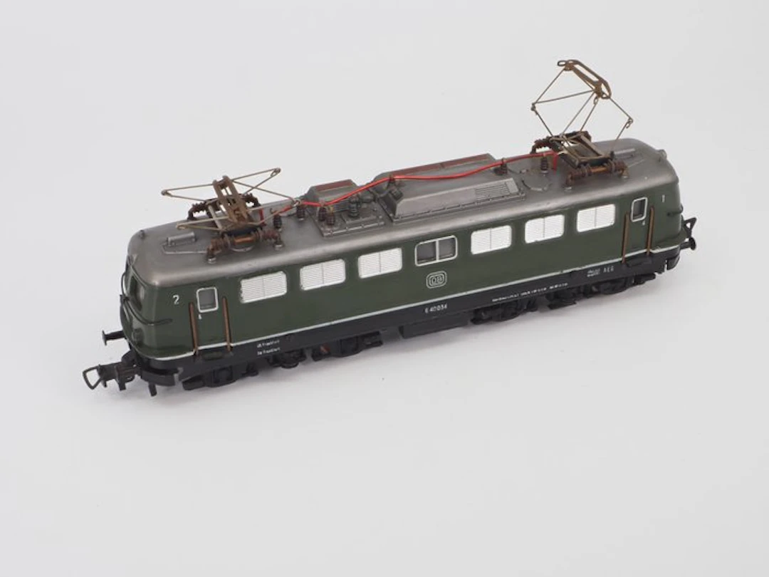 Fleischmann H0 - 1338 - Electric locomotive (1) - Green...
