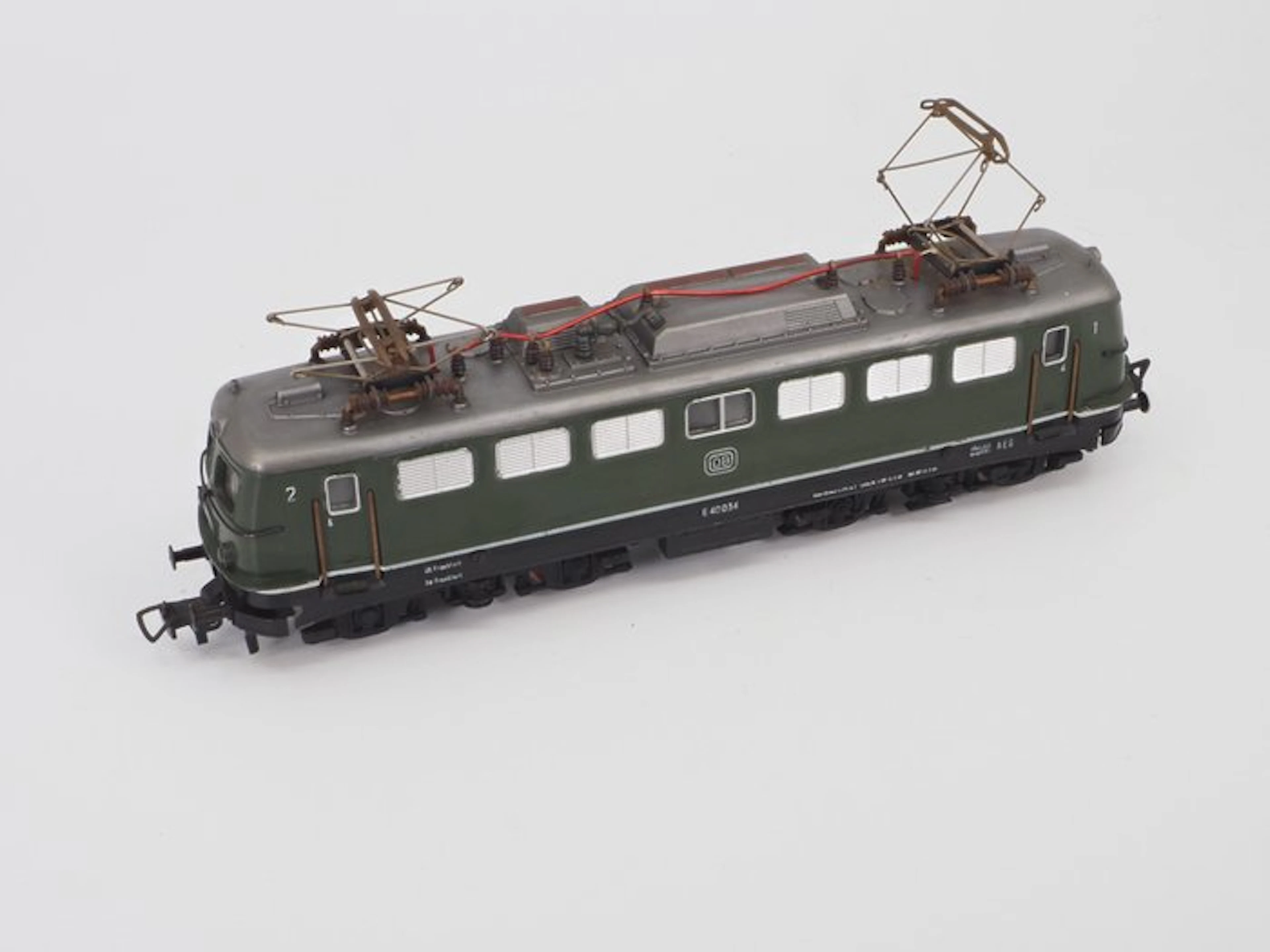 Fleischmann H0 - 1338 - Electric locomotive (1) - Green...