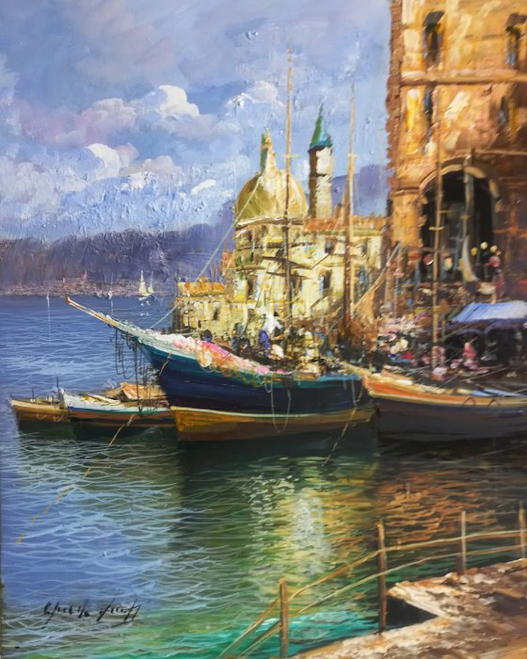 Guido Vuotto (1964) - Molo di Pozzuoli (napoli)
