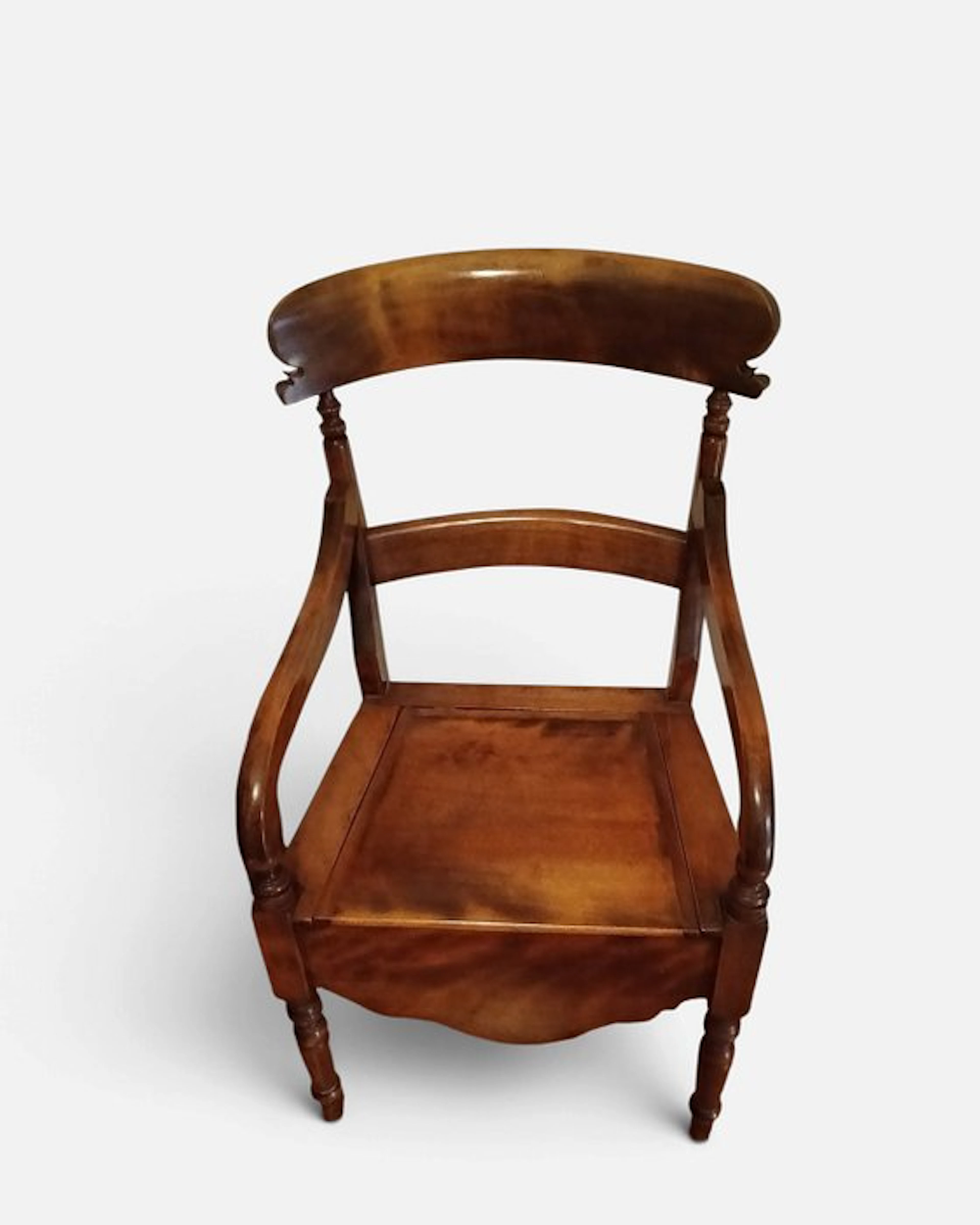 Chair - Hardwood - Gondola chair.