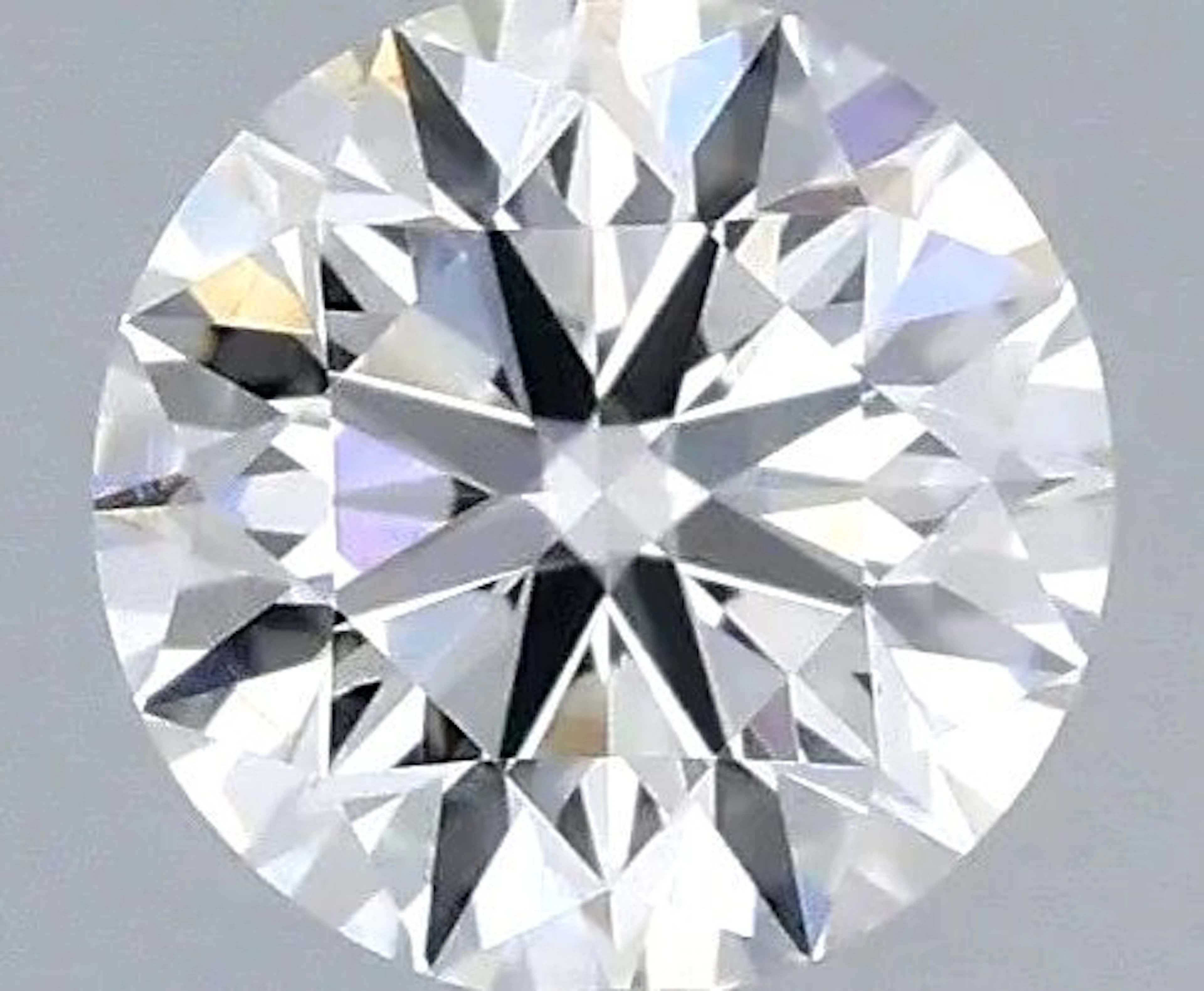 1 pcs Diamond (Natural) - 0.41 ct - Round - D...