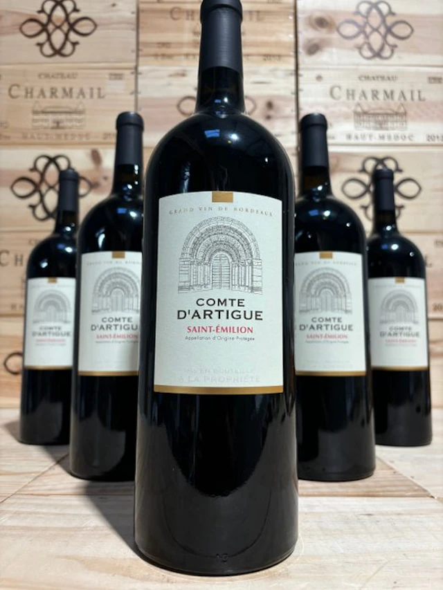 2015 Château Comte d’Artigue - Haut-Médoc, Saint-Émilion - 6 Magnums (1.5L)