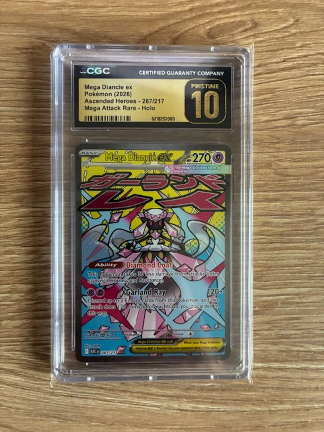 Pokémon - 1 Card - Mega Diancie EX - CGC 10 Pristine 267 Holo