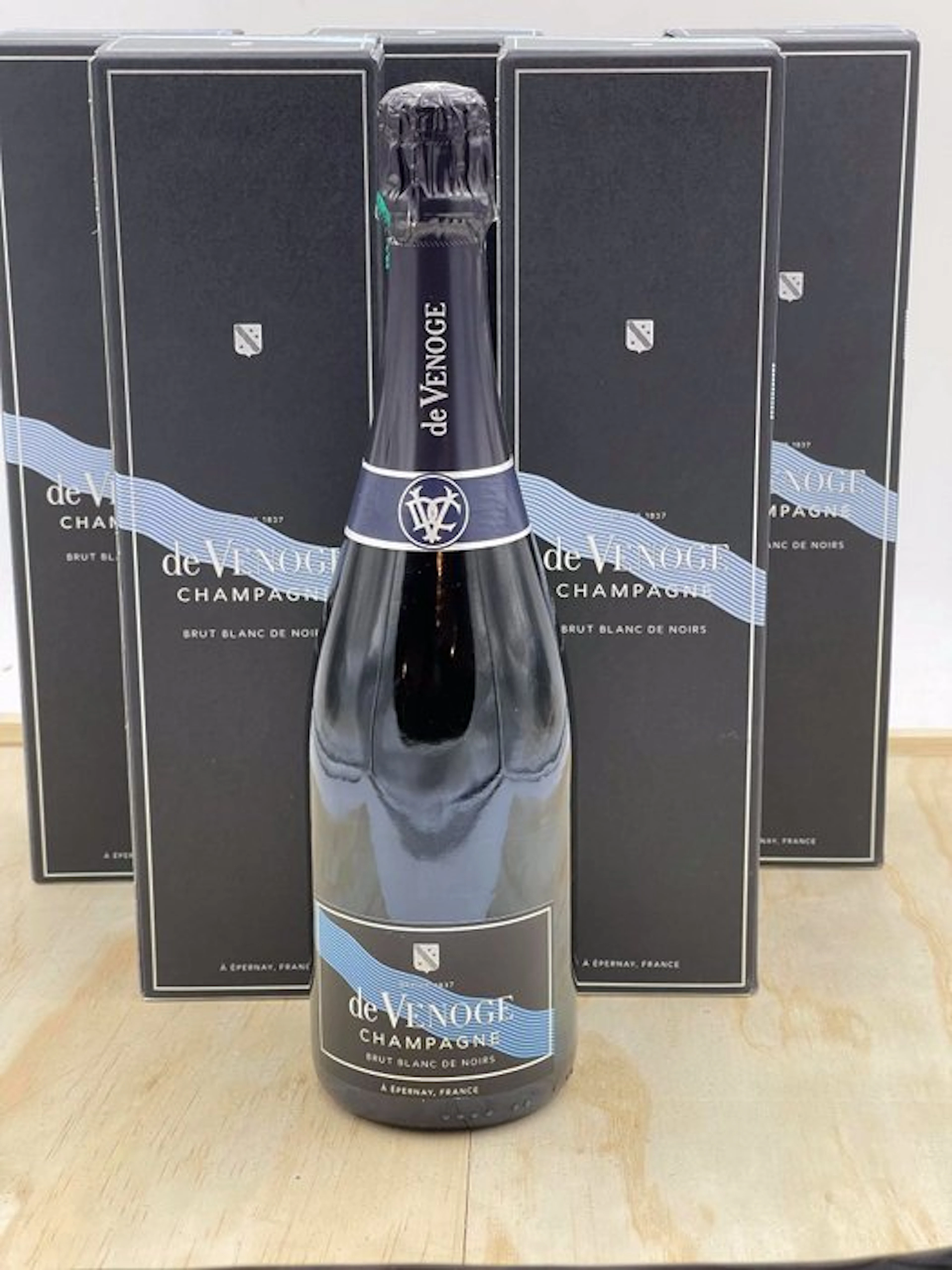 De Venoge, Cordon Bleu Brut - Champagne Blanc de Noirs - 6 Bottles (0.75L)