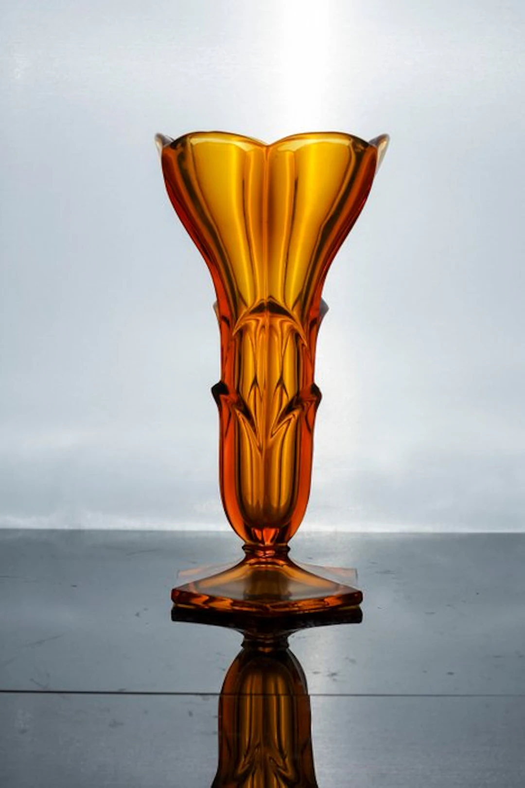 Hermanova Hut - František Pečený - Vase - Glass