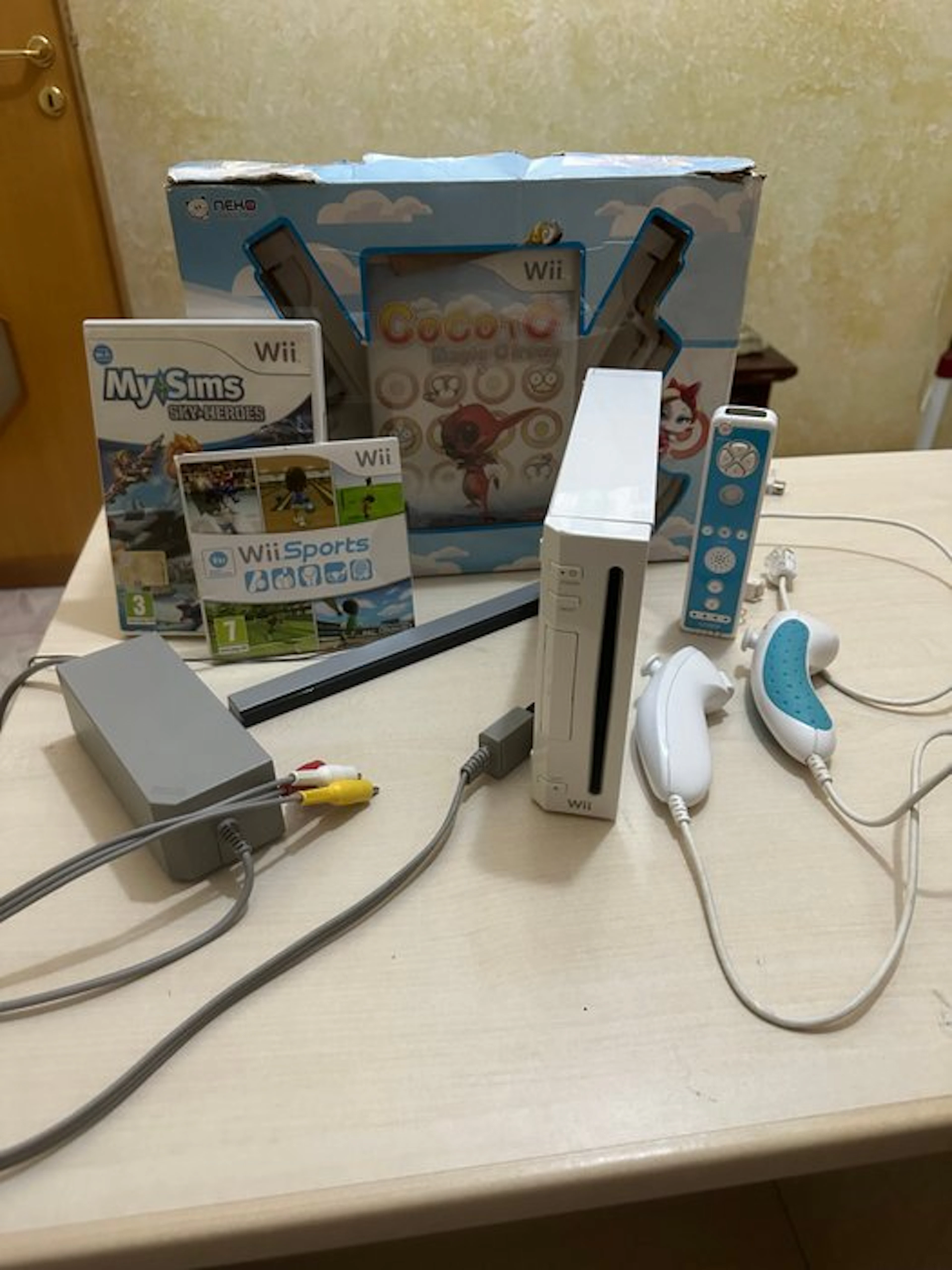 Nintendo - Wii - Nintendo Wii Console Bianca – Bundle...