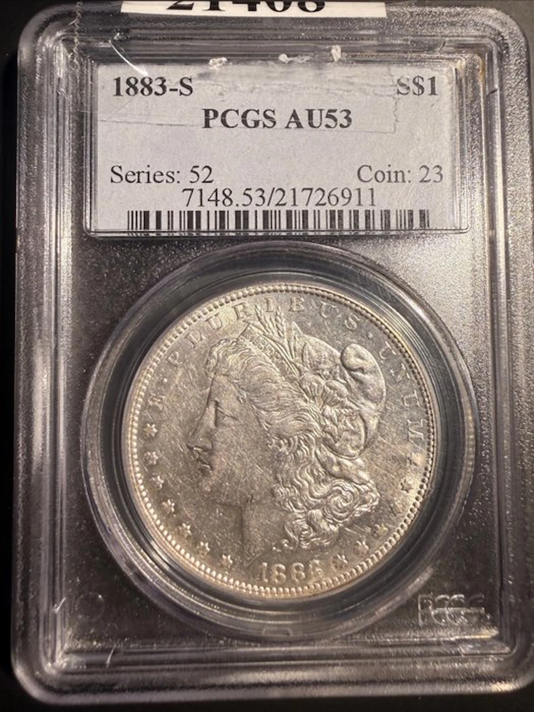 United States. Morgan Dollar 1883-S. PCGS AU53