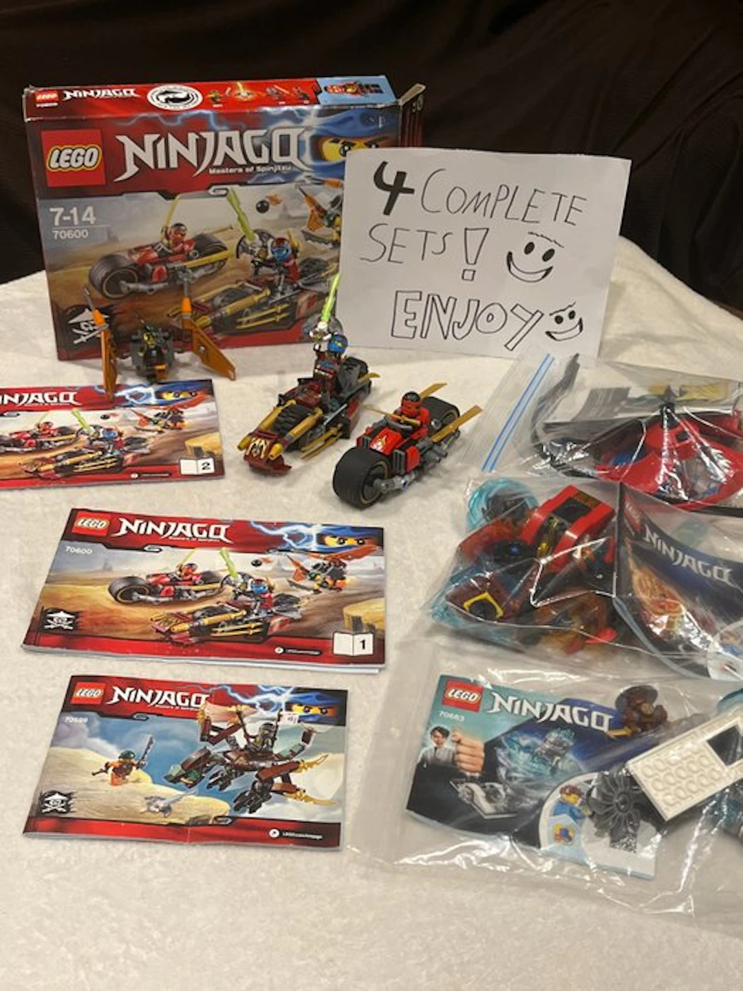 LEGO Set - Ninjago - 4 Rare LEGO Ninjago Sets! Including 70600