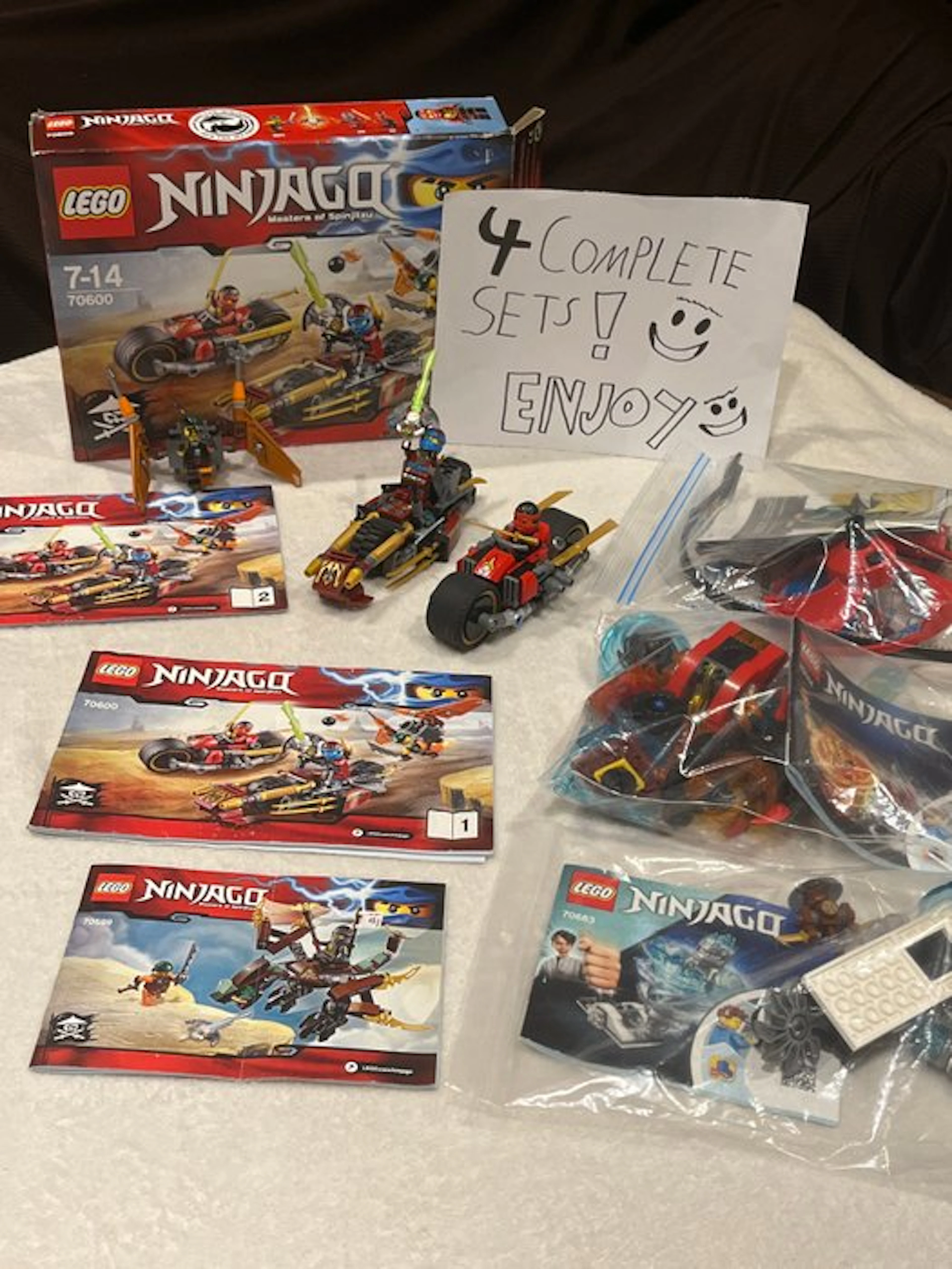 LEGO Set - Ninjago - 4 Rare LEGO Ninjago Sets! Including 70600