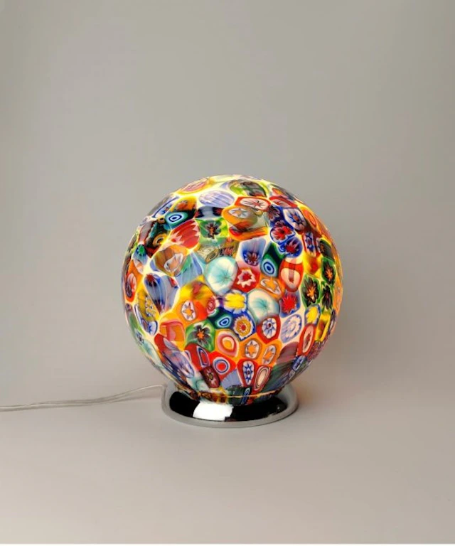 Table lamp - Murano glass - Murrine table lamp