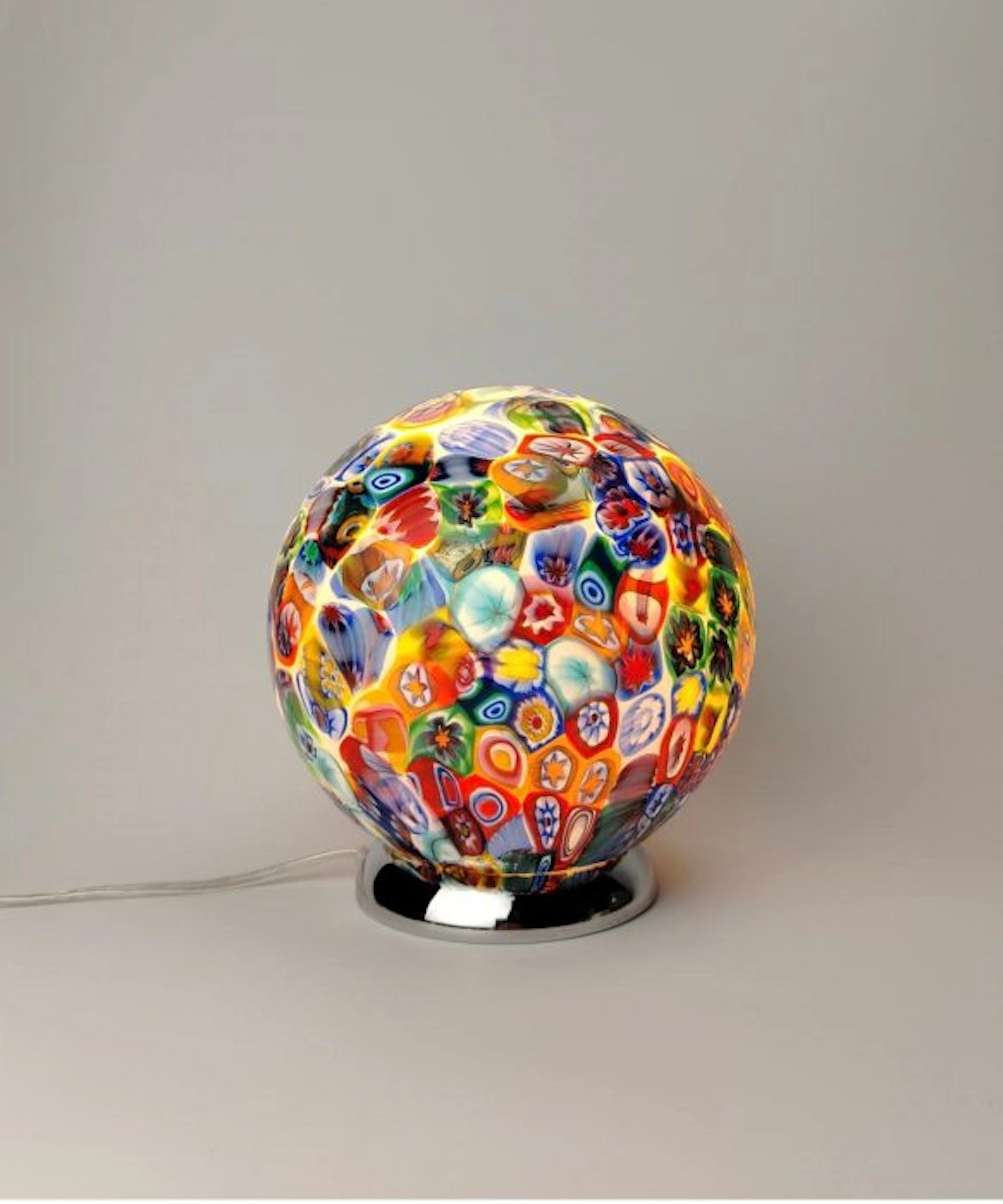 Table lamp - Murano glass - Murrine table lamp