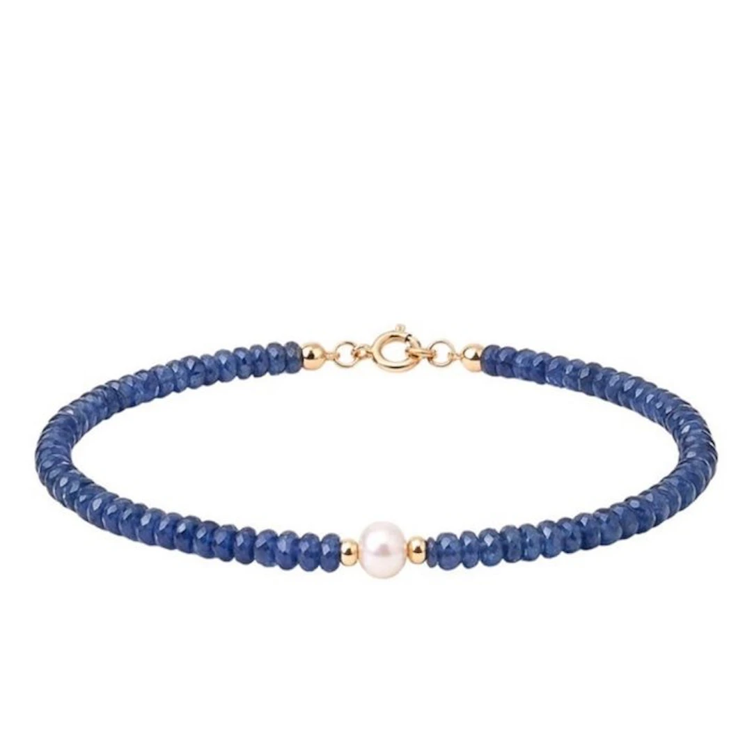 No reserve price - Bracelet - 18 kt. Yellow gold - 23.50ct. tw. - Pearl