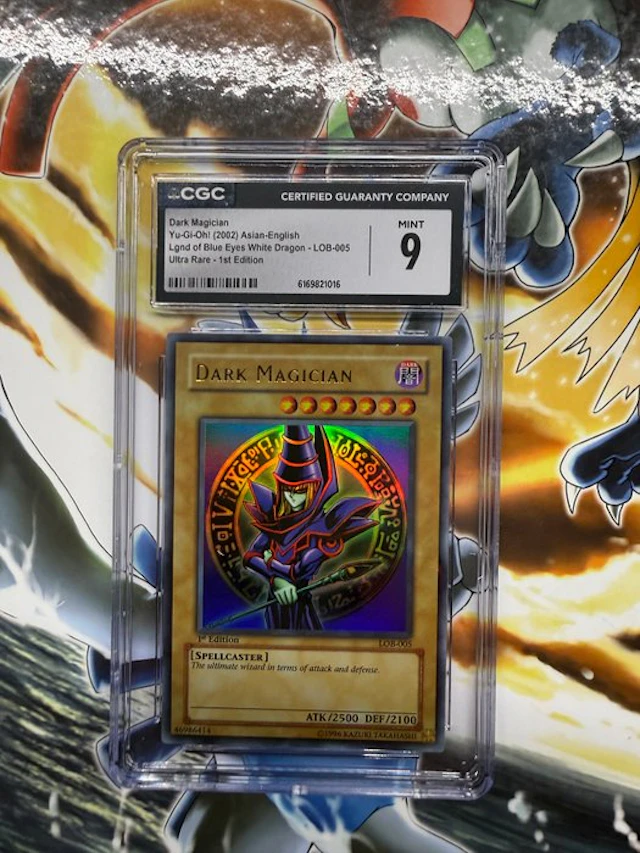 Konami - 1 Graded card - Yu-Gi-Oh! - Dark Magician LOB-005 First edition