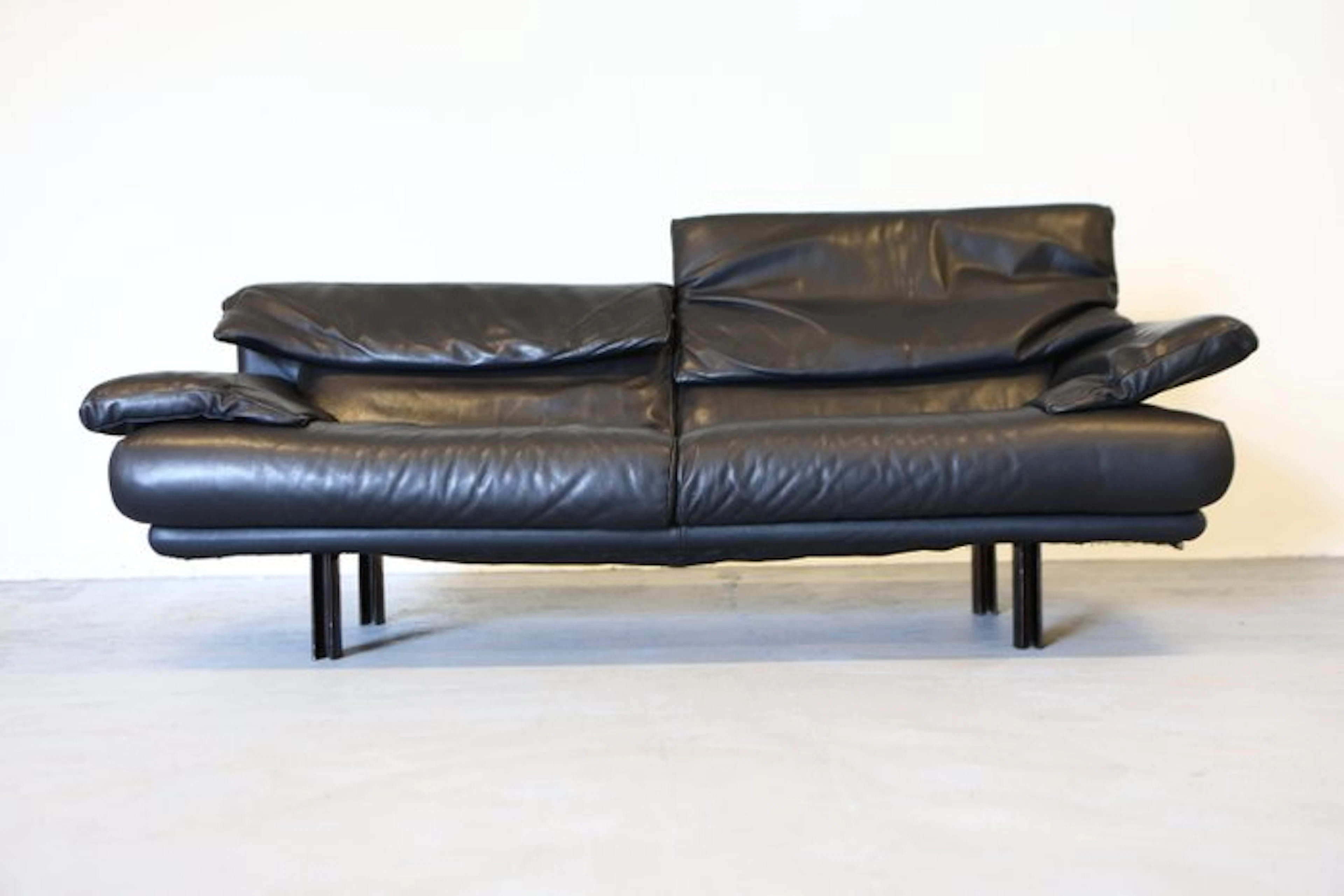 B&B Italia - Paolo Piva - Sofa - Alanda - Metal, Leather