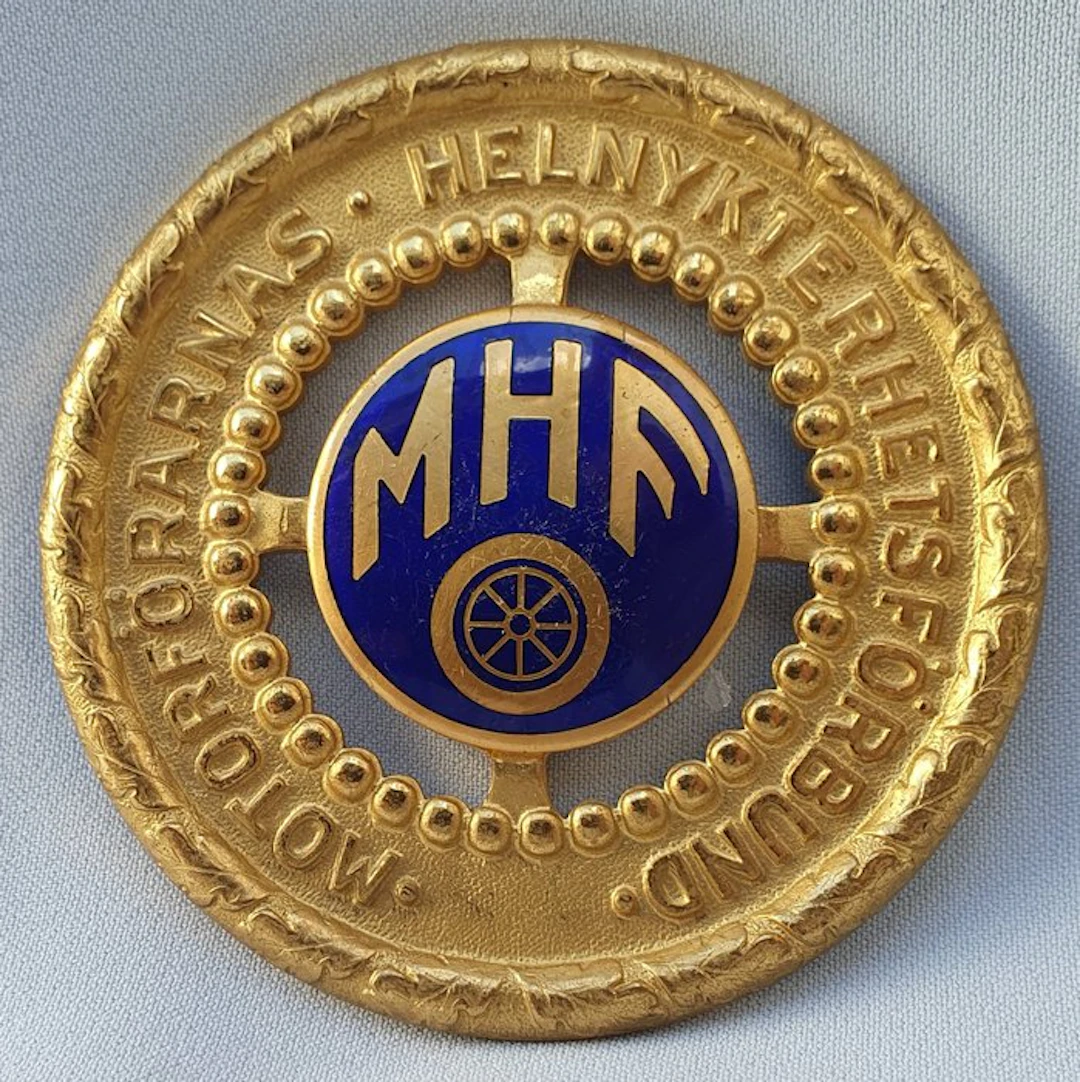 Badge - Grille Badge - MHF - Motorförarnas...