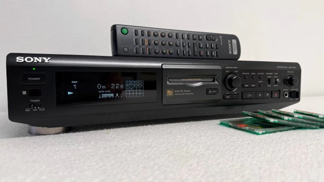 Sony - MDS-JE510 + 5 Maxell PRO 80min MD Minidisc deck
