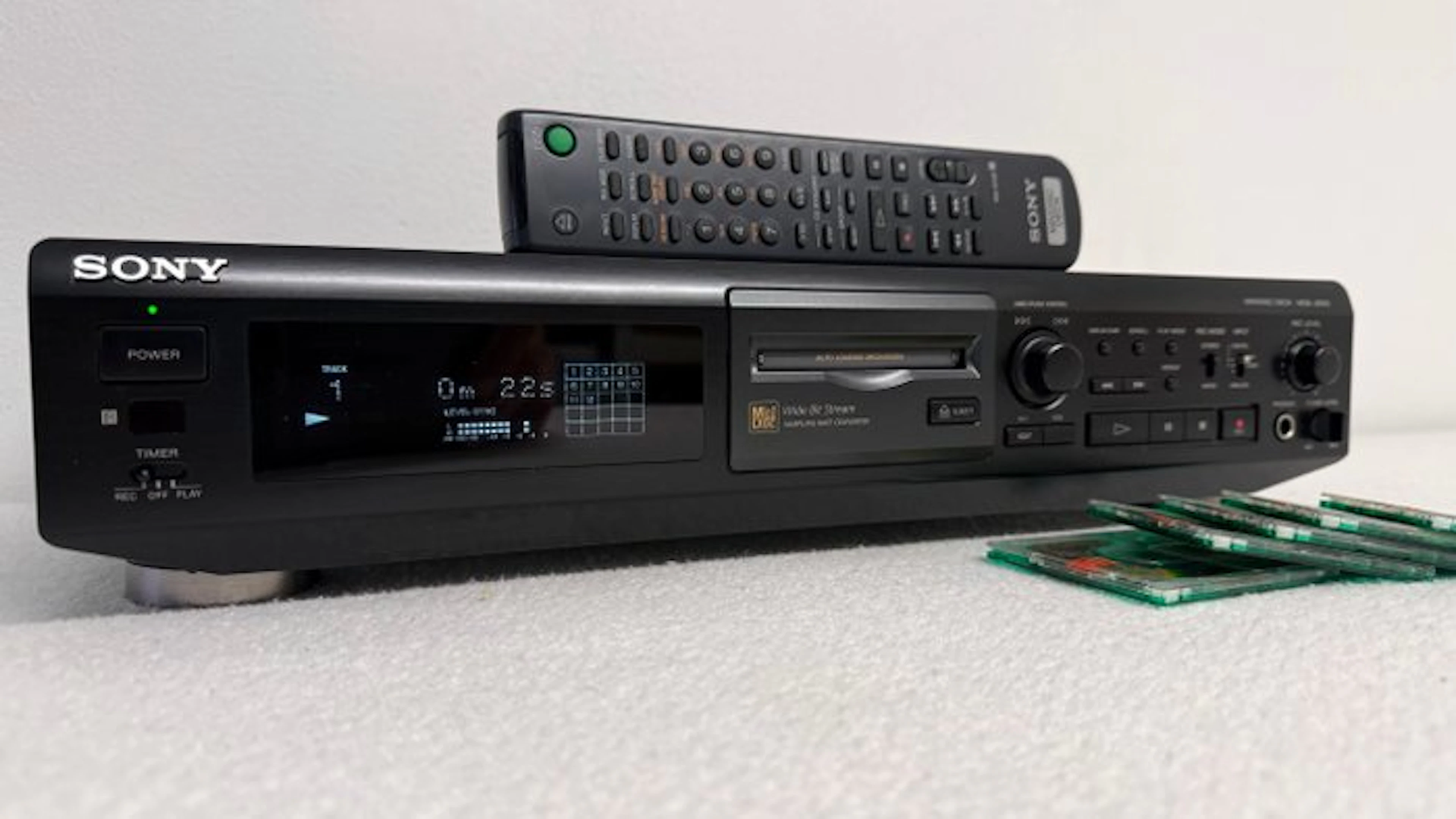 Sony - MDS-JE510 + 5 Maxell PRO 80min MD Minidisc deck