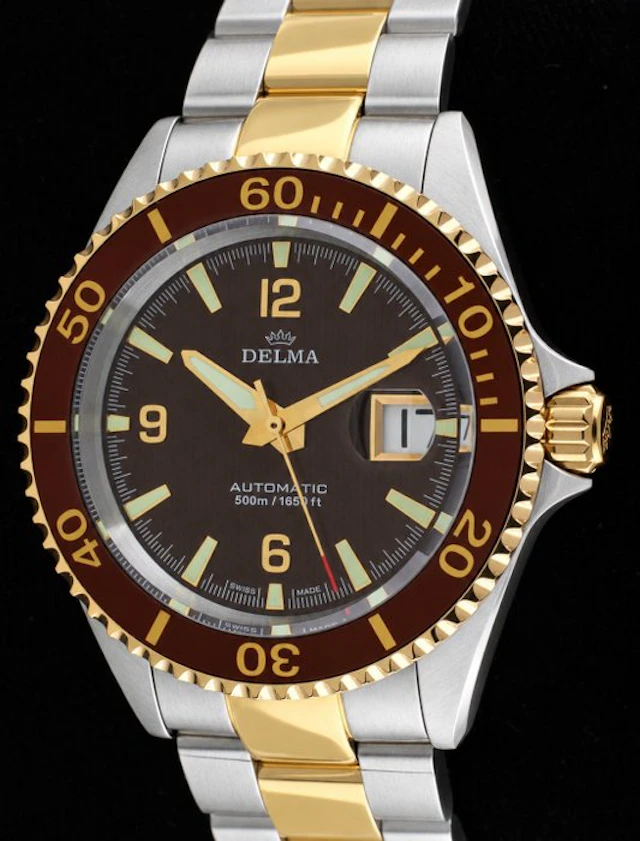 Delma - 'Santiago Bicolor' - Swiss Automatic Diver's 500M...