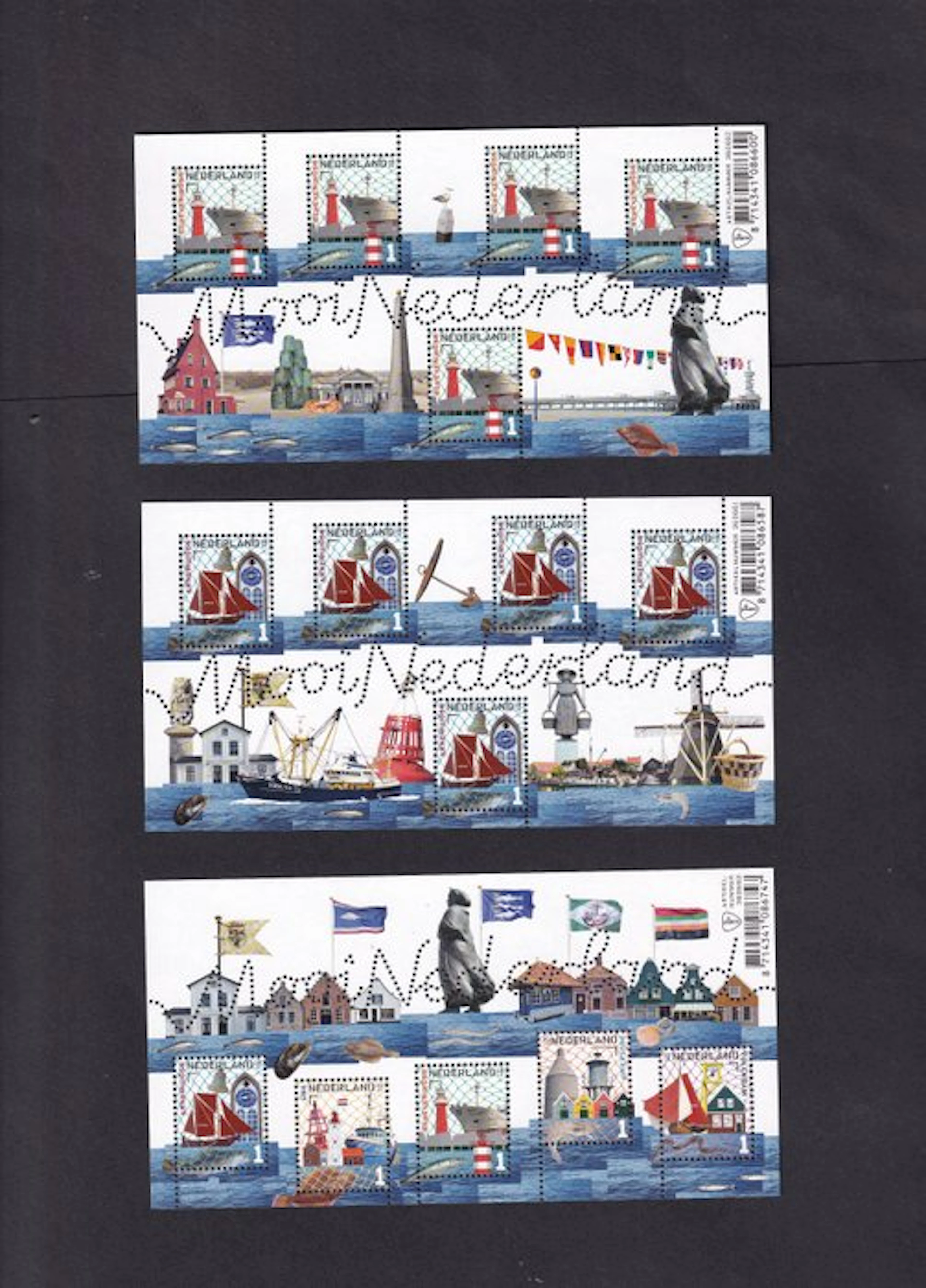 Netherlands 2011/2016 - 36 mint sheets Mooi Nederland 2011–2016