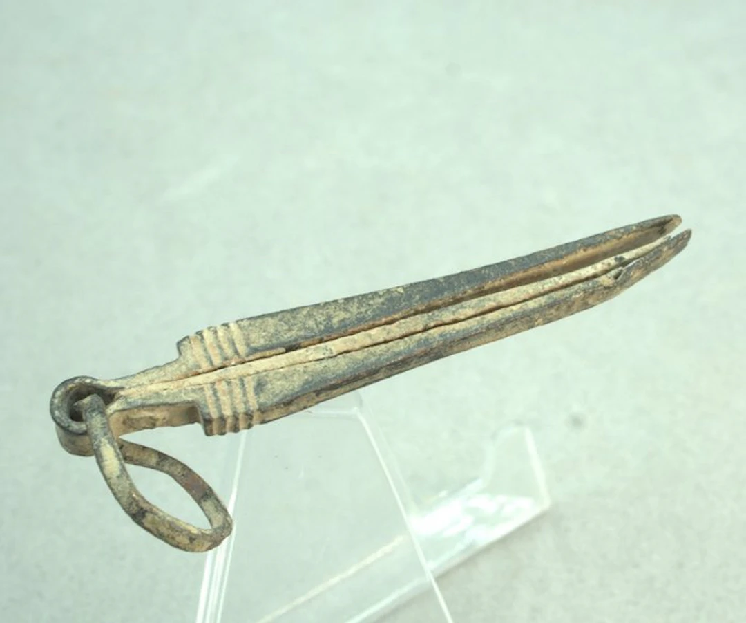 Ancient Roman Bronze Tweezers - 55 mm