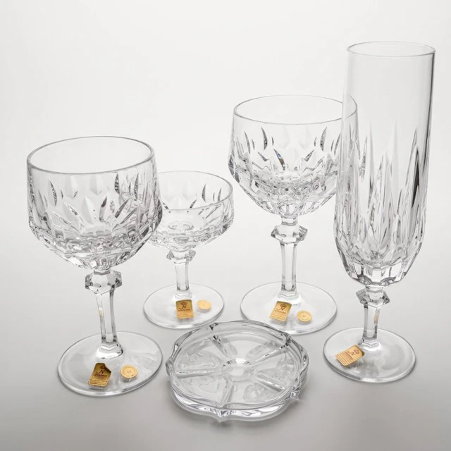 Nachtmann Germany - Drinking set (30) - Model Patrizia - Crystal - Crystal