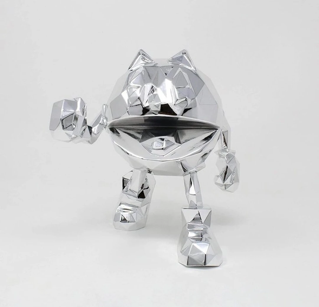 Richard Orlinski (1966) - Sculpture, Pac Man - 18 cm - Resin