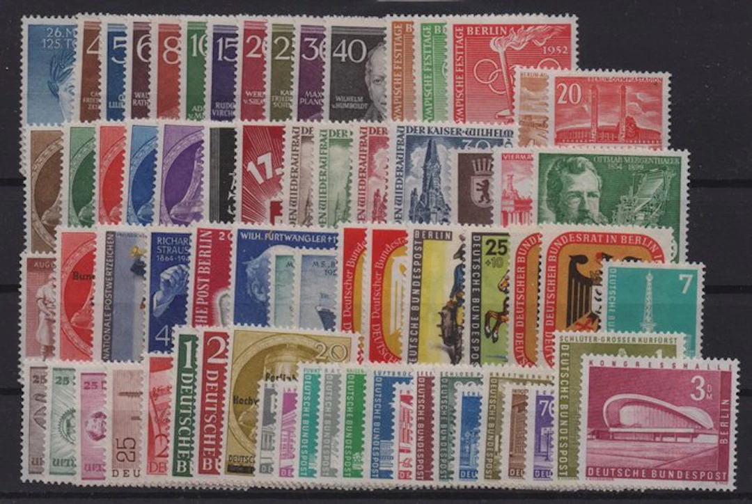 Berlin 1952/1956 - All year groups complete except for one sentence
