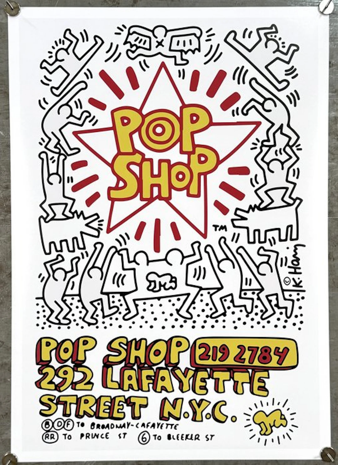 Keith Haring (after) - Pop Shop New York | Pop Art Poster