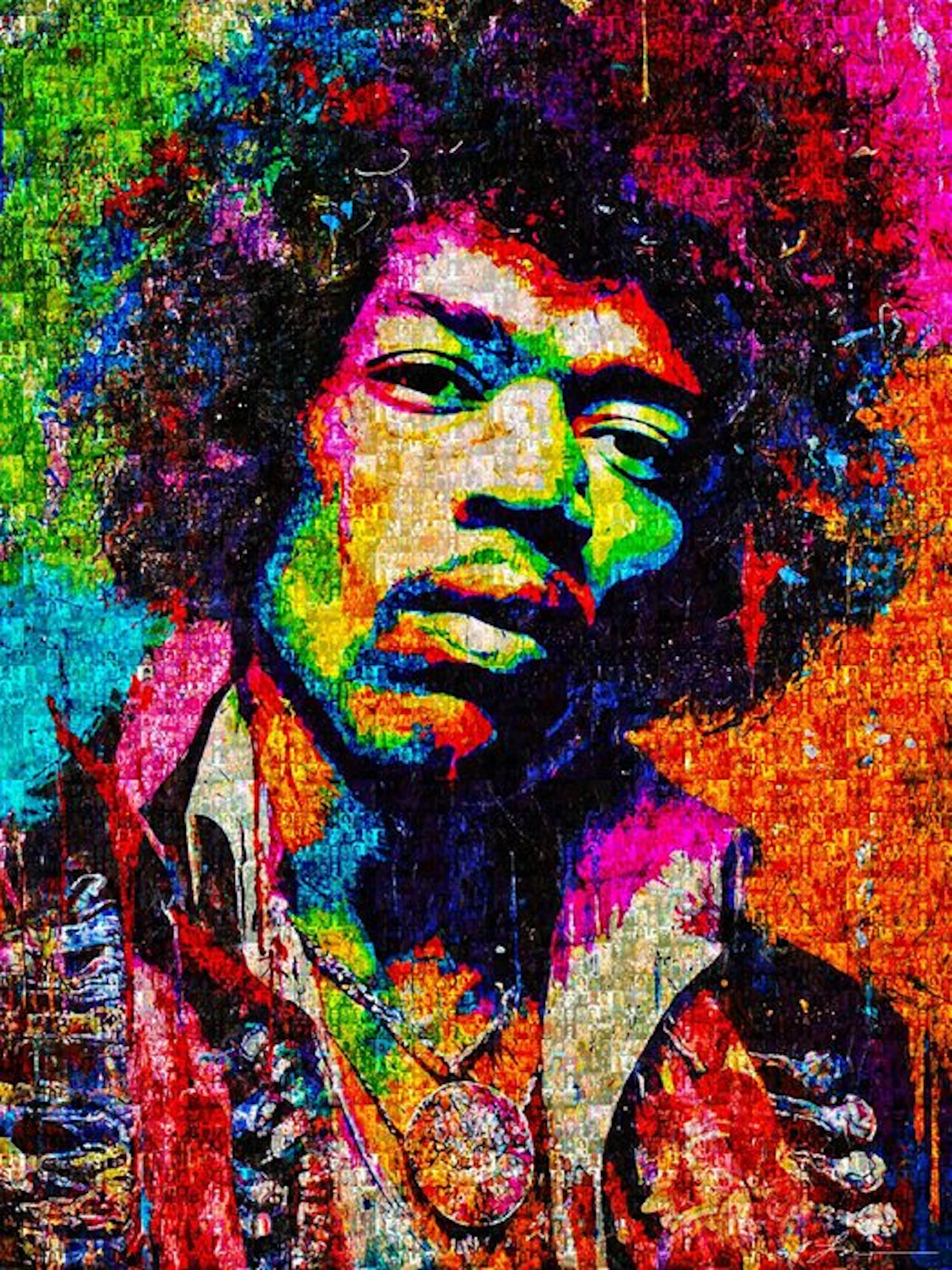 Jimi Hendrix - Jimi Hendrix & Related - JIMI HENDRIX CRYPTO ART - 3/5