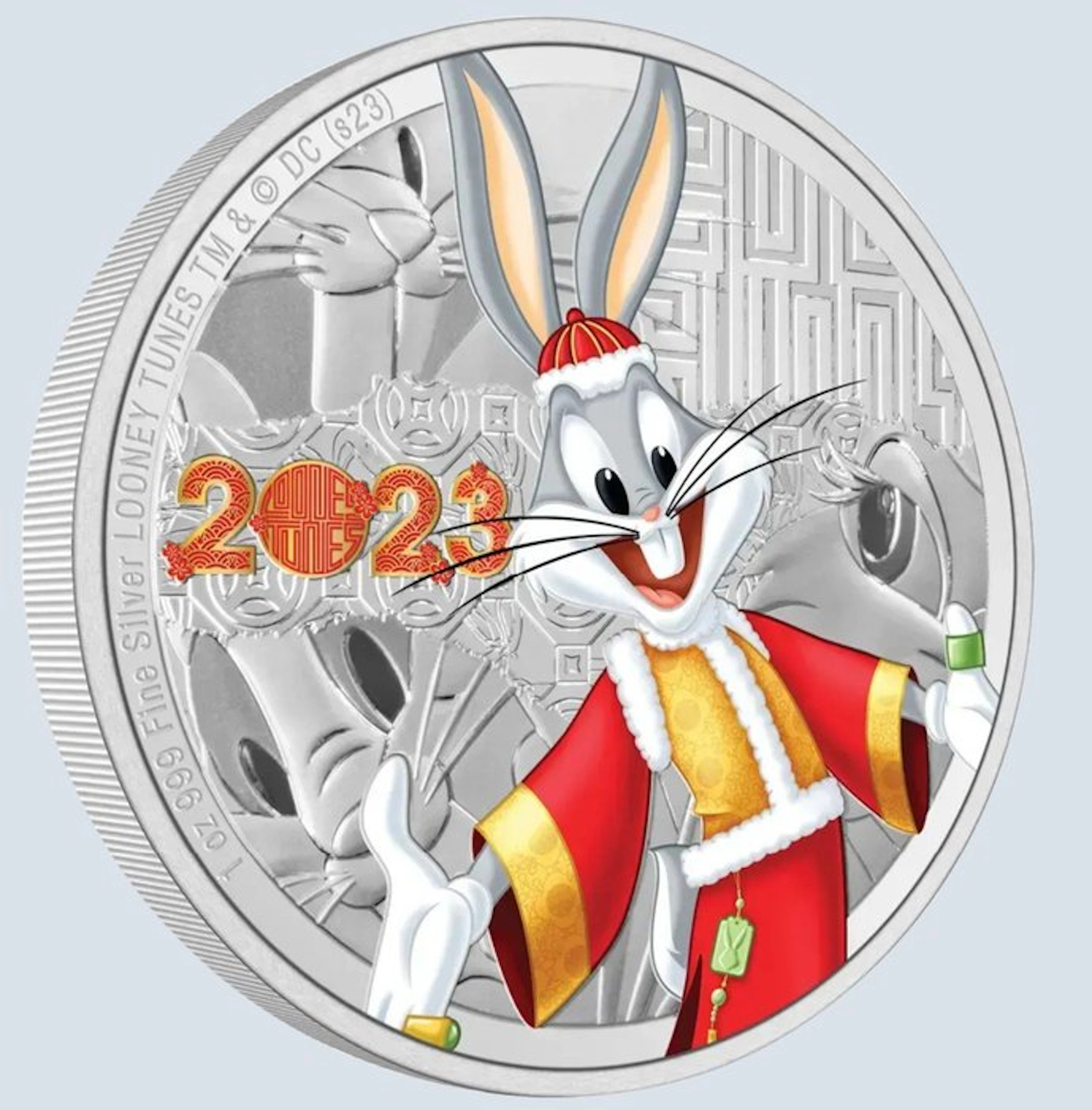 Niue. 2 Dollars 2023 Looney Tunes™ - Jahr des Hasen...