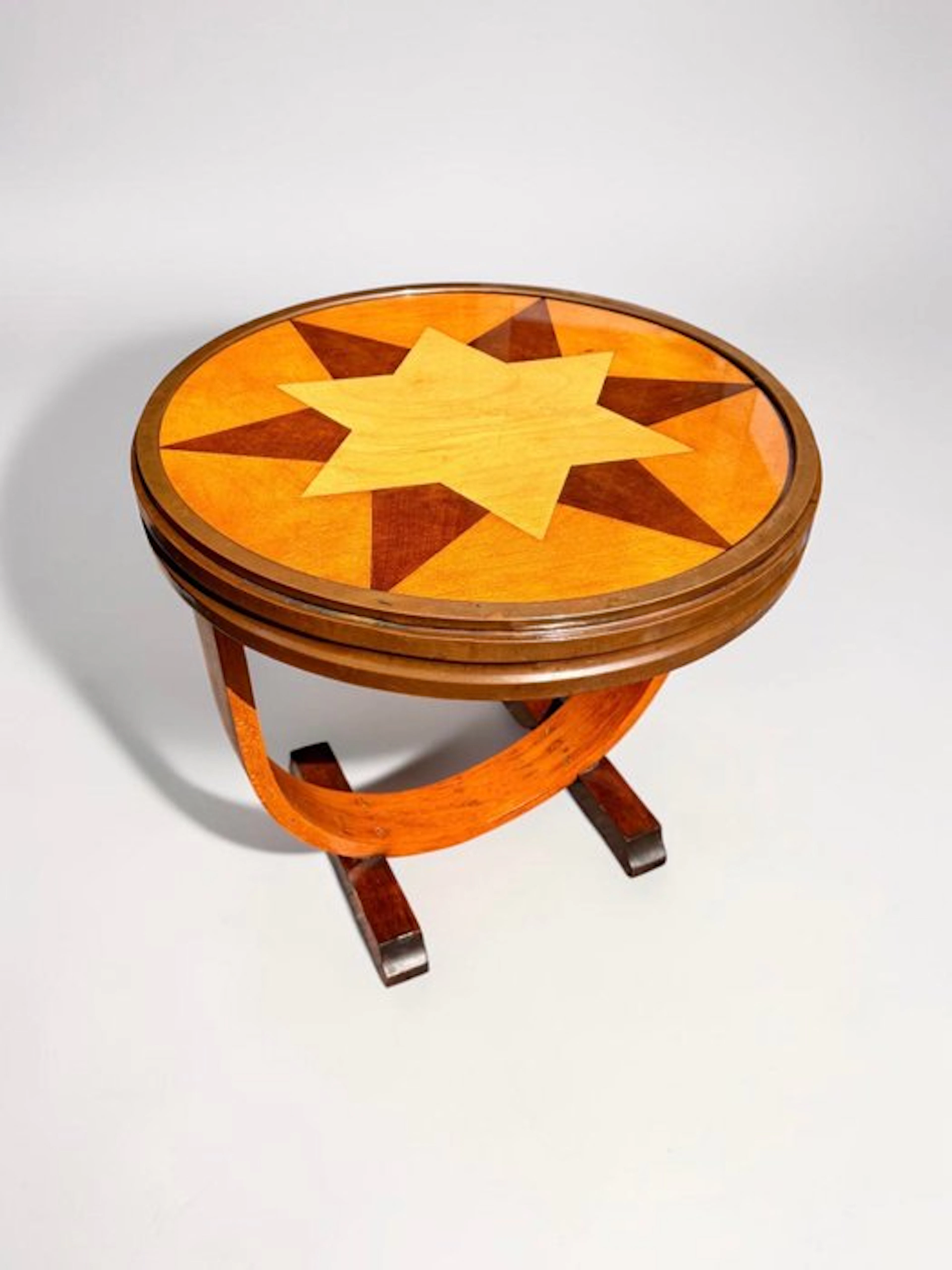 Art Deco - Table - Wood, Brass