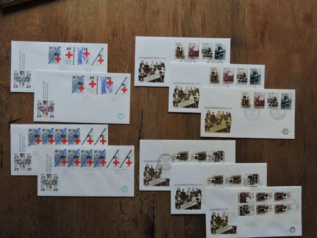 Netherlands 1974/1983 - various color deviations e 136...