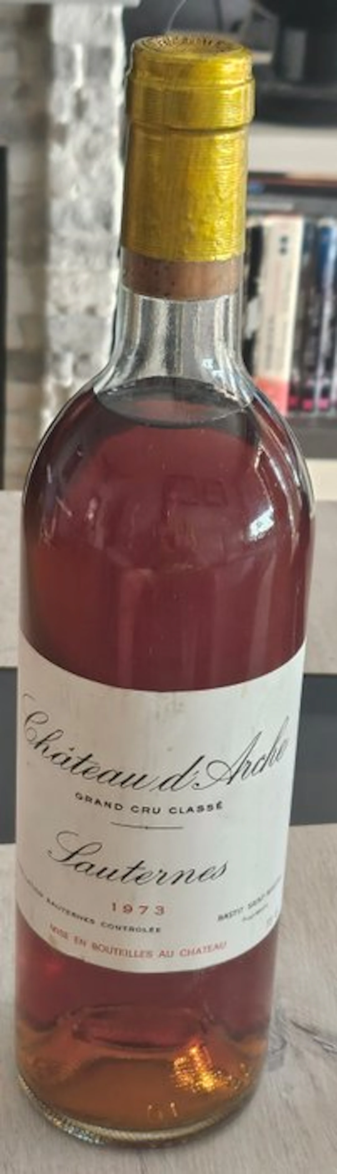 1973 Château d'Arche - Sauternes Grand Cru Classé - 1 Bottle (0.75L)