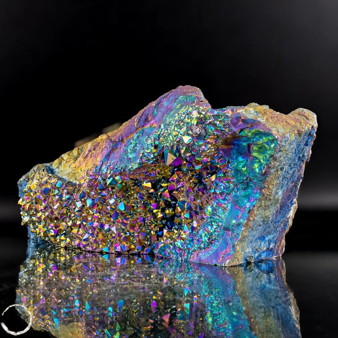 Rarer, beautiful Aura-Amethyst cluster Geode- 2441.56 g