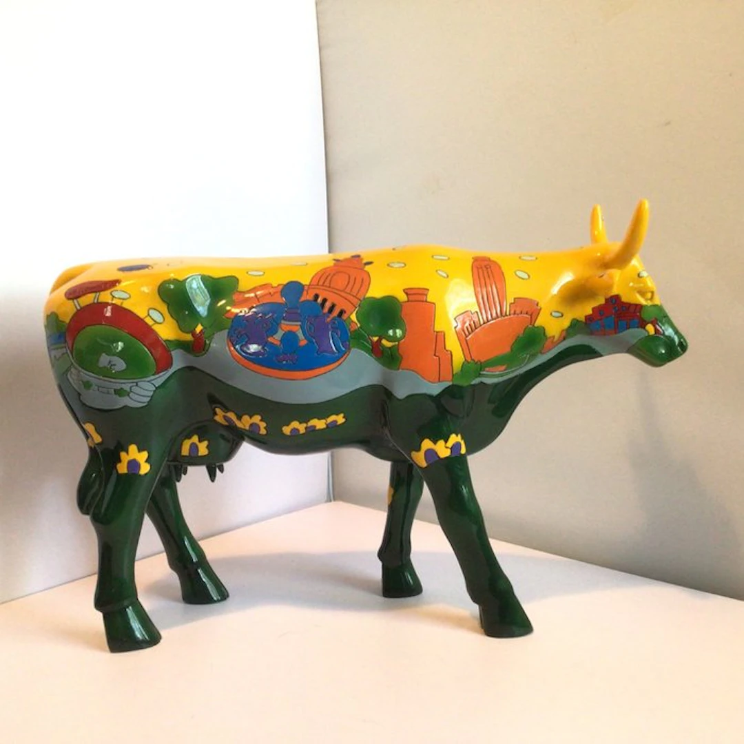 Statue, Ala-Moo Town , Large statue - 20 cm - Resin - 2002