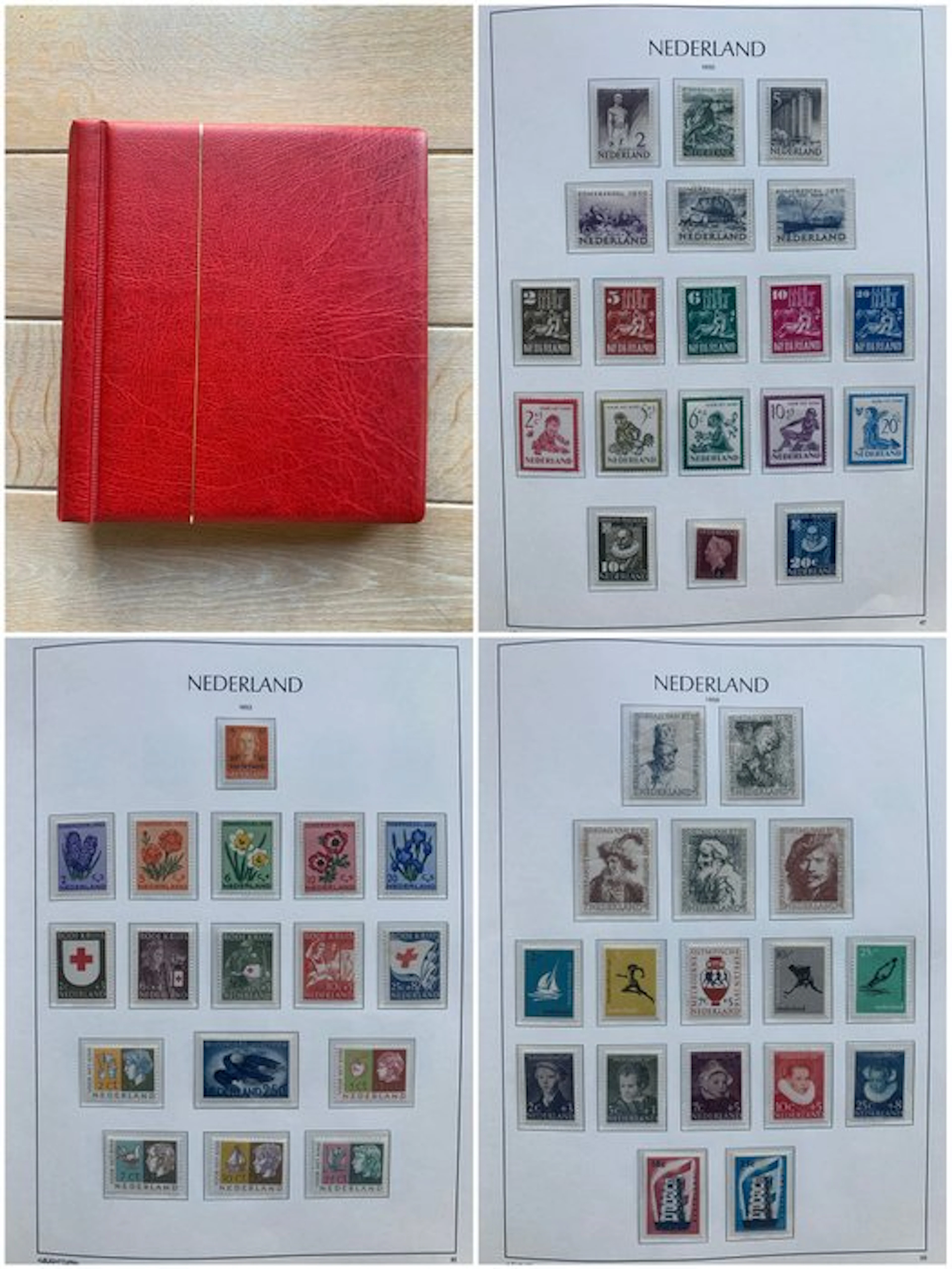 Netherlands 1940/1976 - Nice collection in a deluxe Leuchtturm album