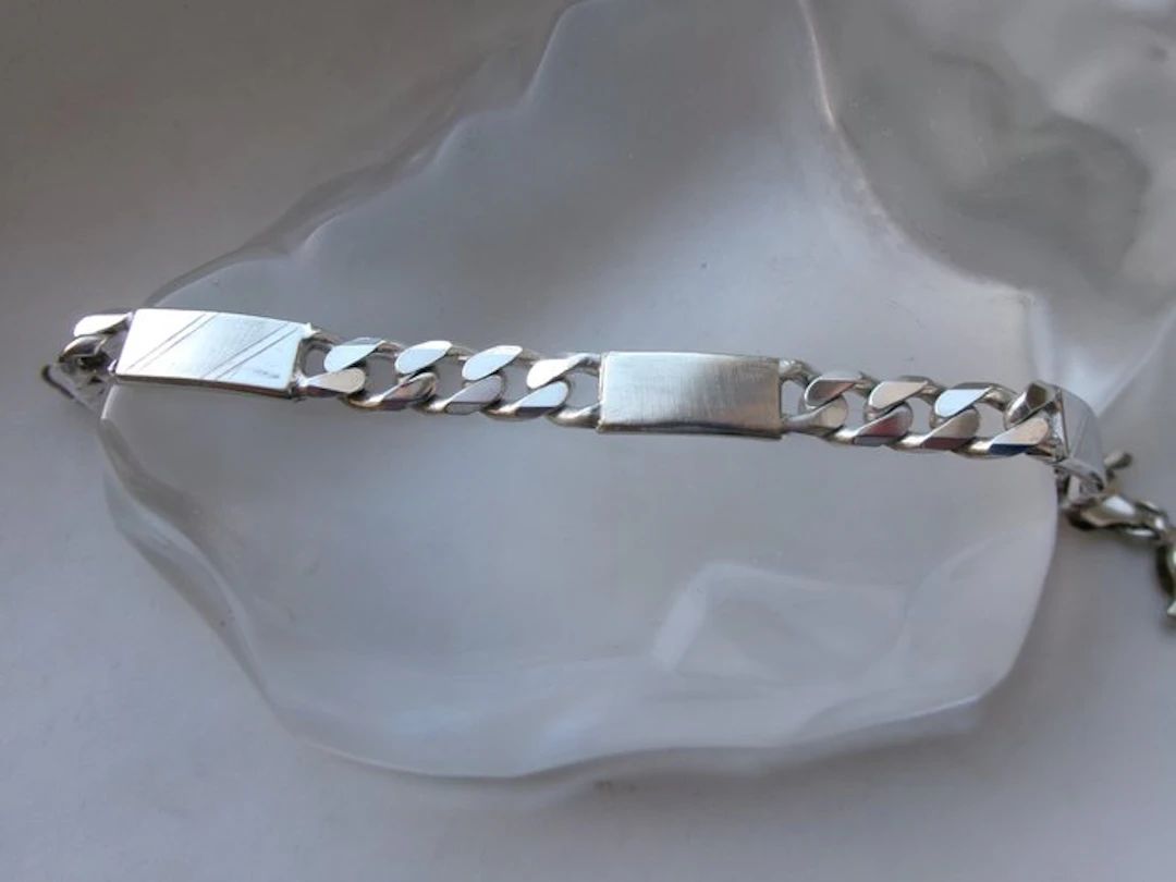 Silver - Bracelet - Panzerarmband