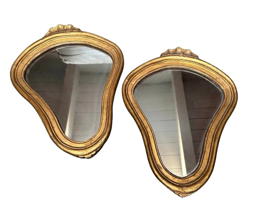 Mirror (2) - Wood, Glass - baroque style