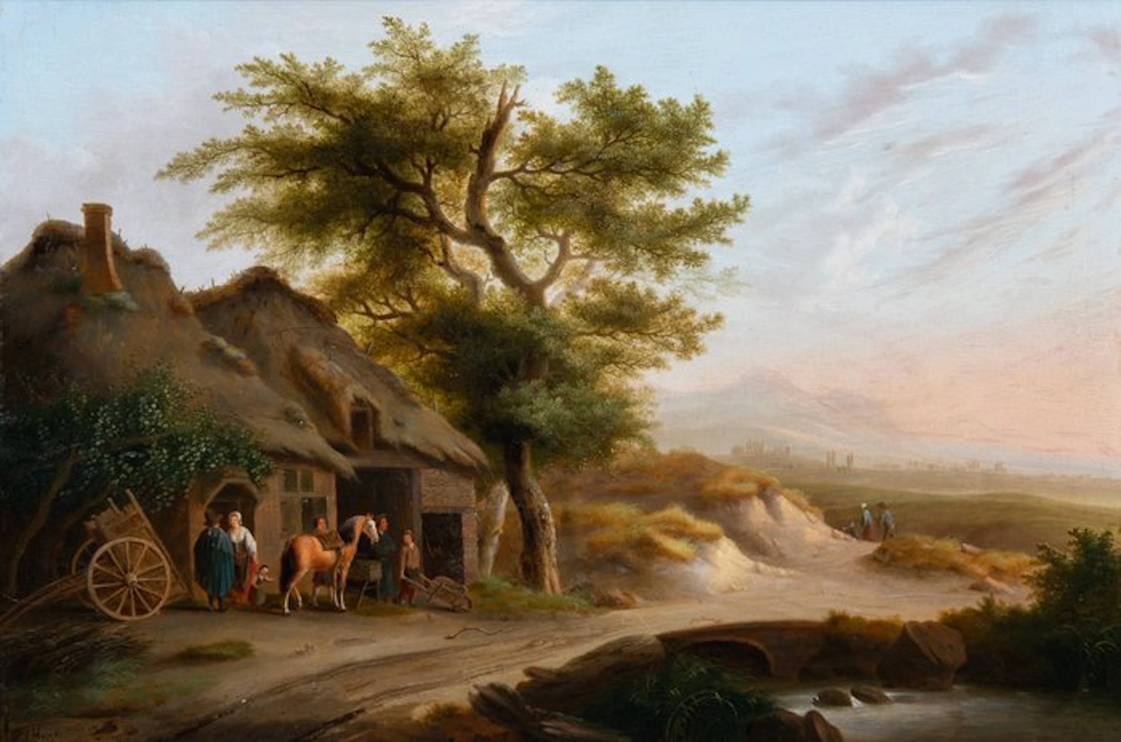 P.J. Huysmans (active Brussels 1786 - 1800) - Herberg bij...