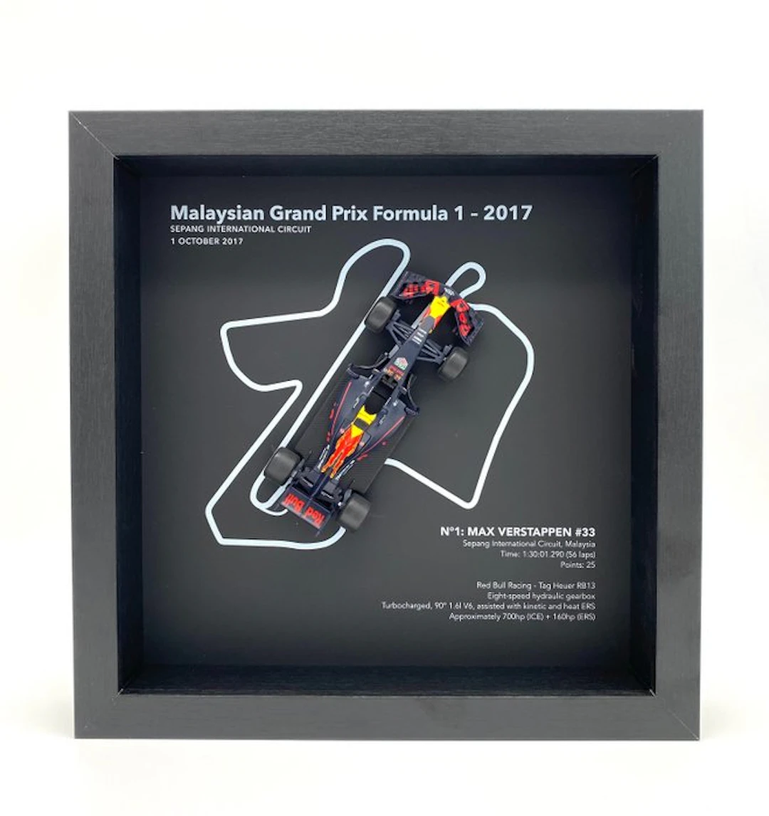 Artwork - Red Bull - Max Verstappen - GP F1 Malaysia 2017...