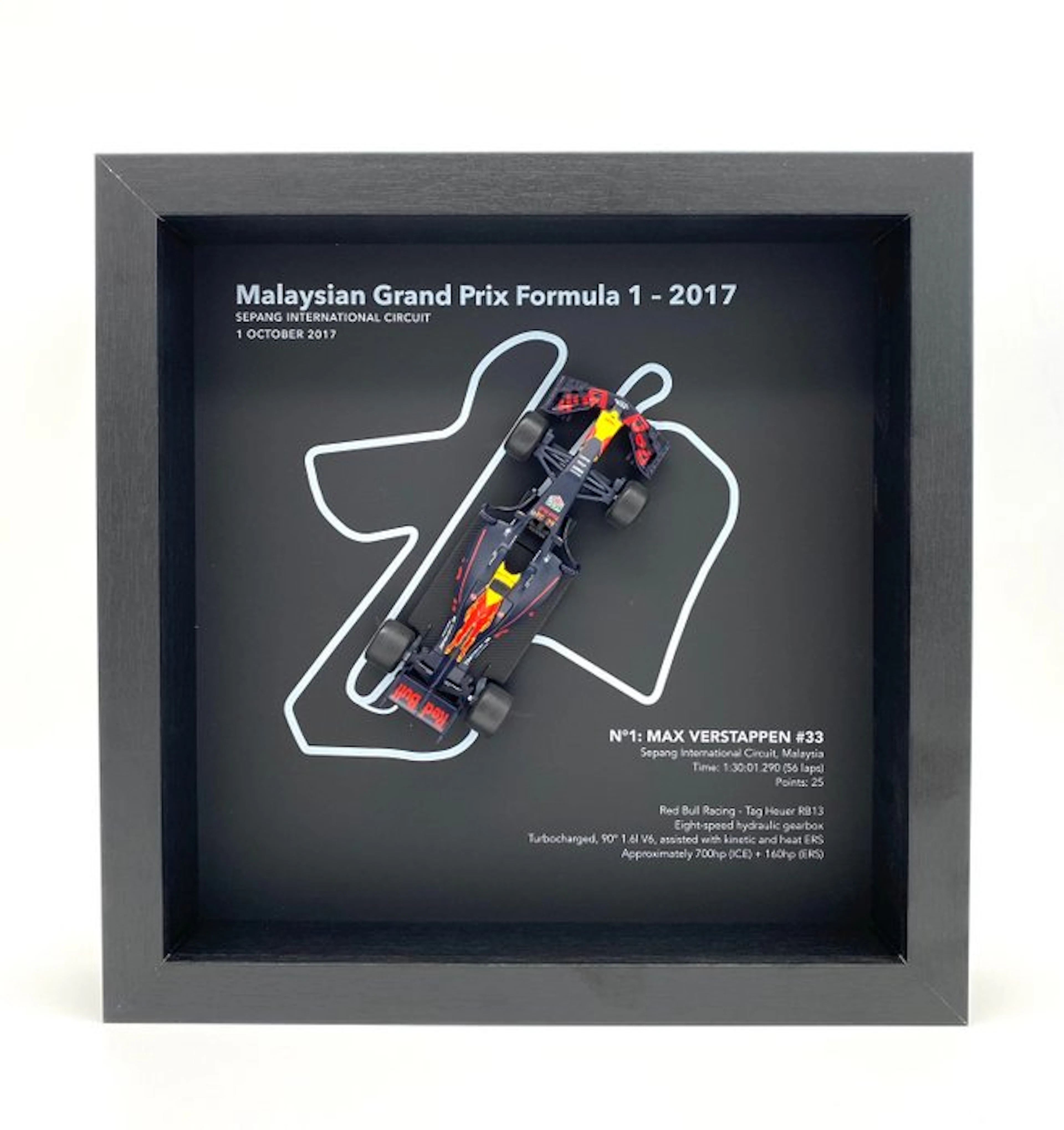 Artwork - Red Bull - Max Verstappen - GP F1 Malaysia 2017...