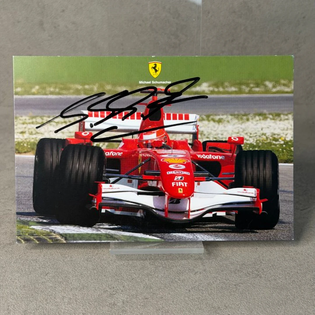 Ferrari - Official fan card 2006 n 2458/06 signed...