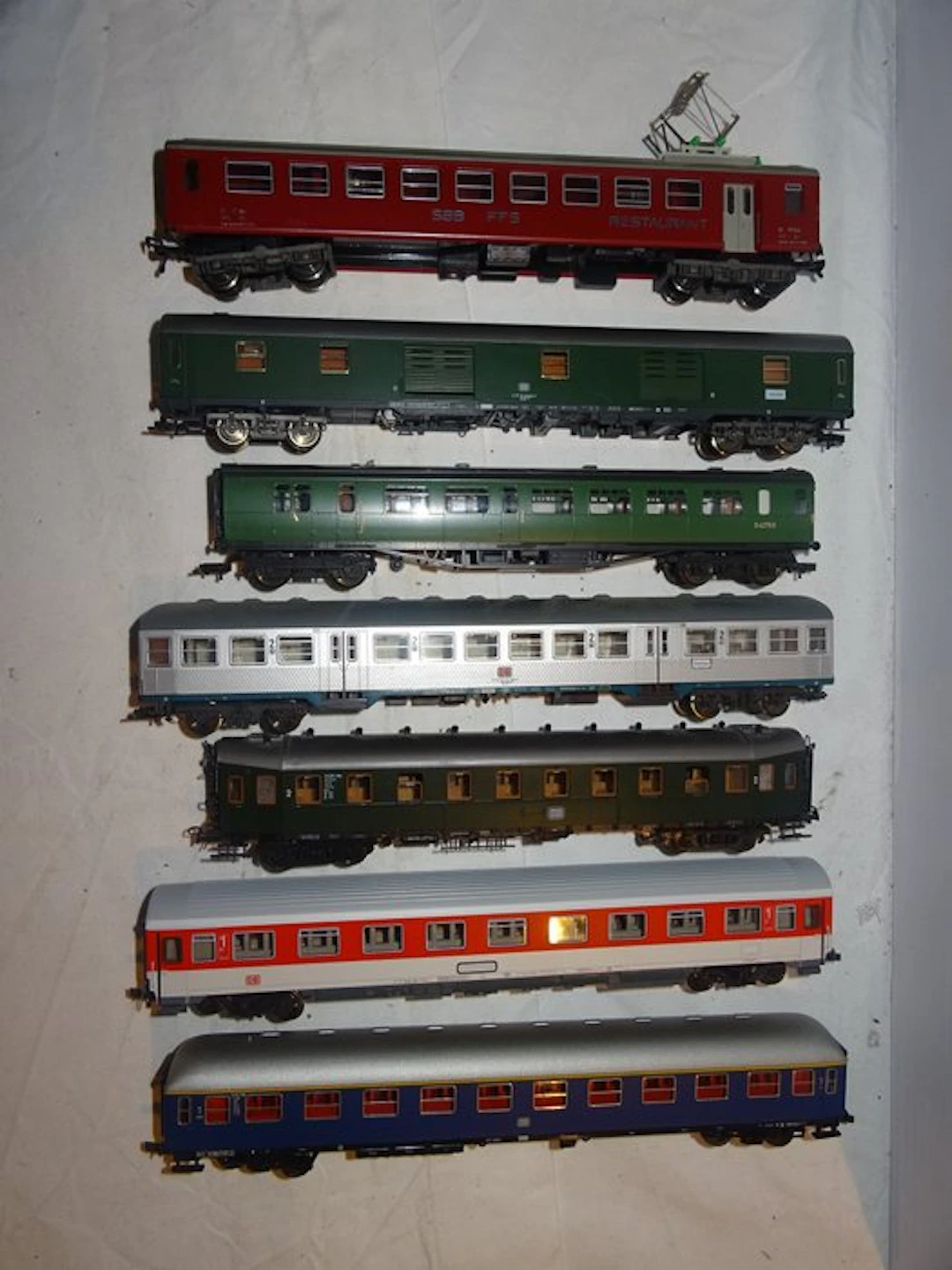 Roco, Fleischmann H0 - Model train passenger carriage (7)...