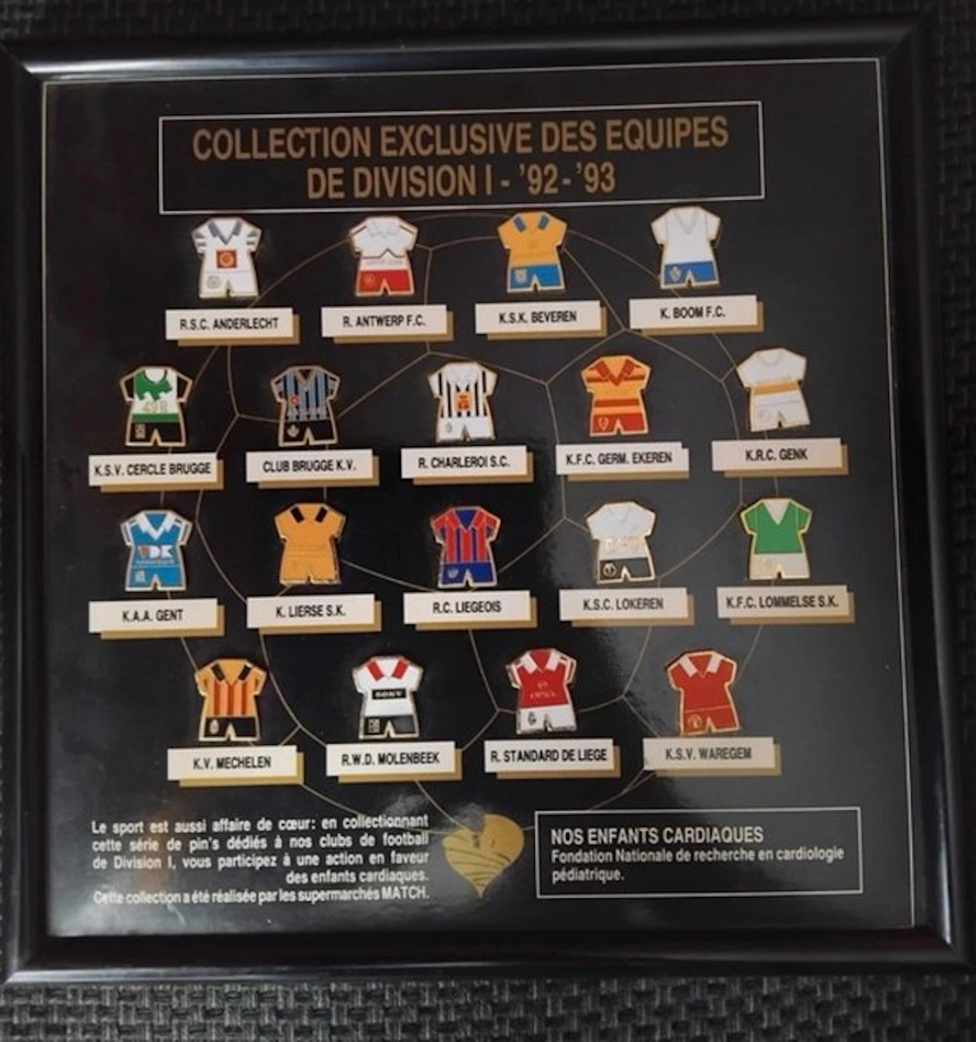 belgio - campionato belga di calcio - 1992 - Pin
