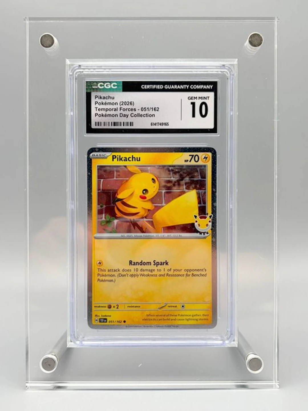 Pokémon Graded card - Pikachu (Cosmos Holo) - 2026...