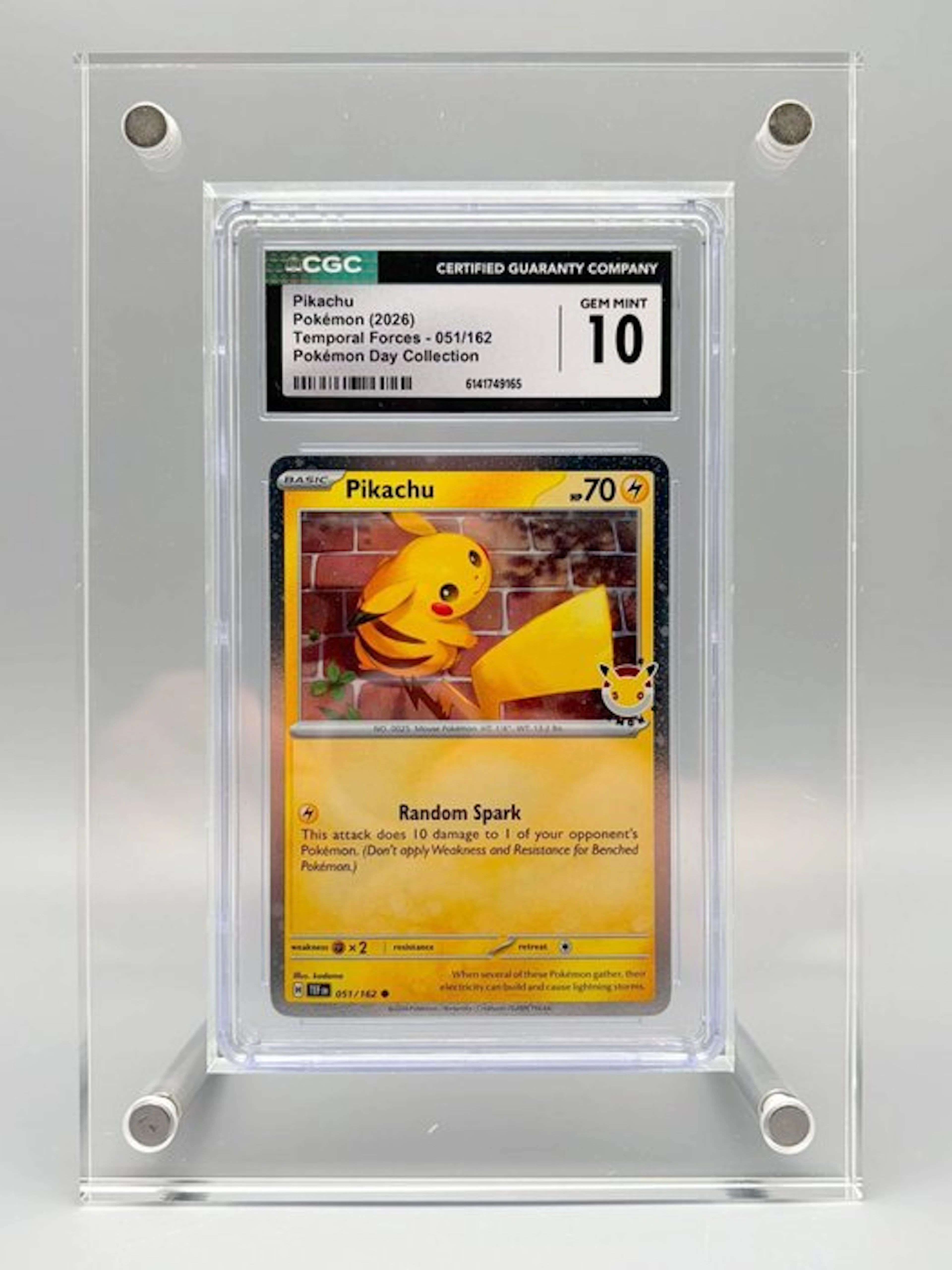Pokémon Graded card - Pikachu (Cosmos Holo) - 2026...
